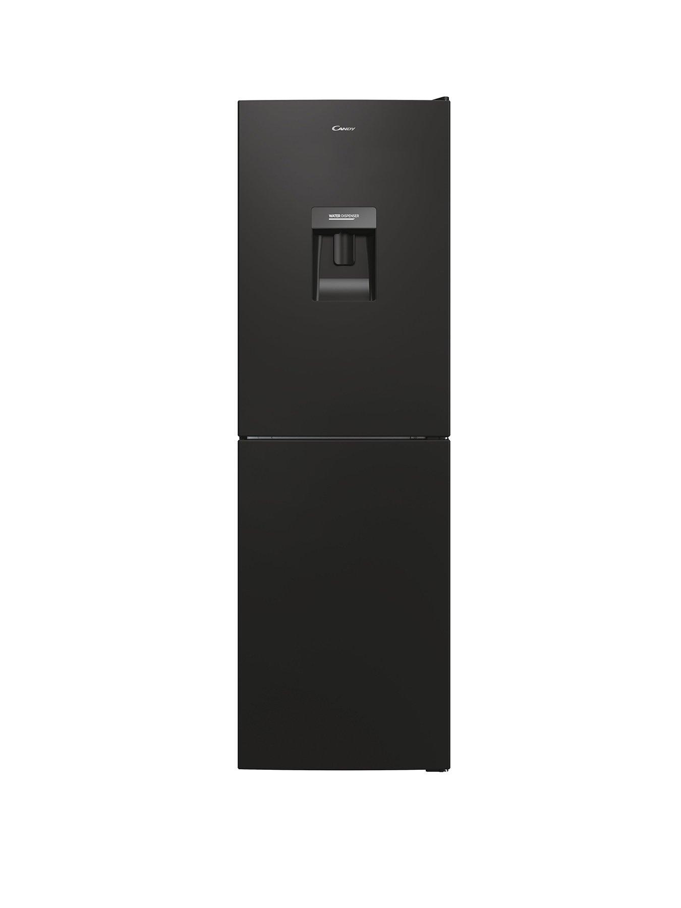 Image 1 of 7 of Candy CCT3L517EWBK-1 54.5cm Wide,&nbsp;Low Frost Fridge Freezer with non-plumbed Water Dispenser -&nbsp;Black