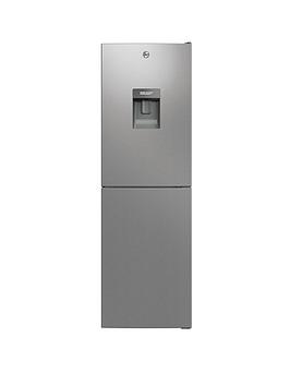 Product photograph of Hoover H-fridge 300 Hoct3l517ewsk-1 55cm Wide Low Frost Fridge Freezer With Non-plumbed Water Dispenser - Silver from very.co.uk