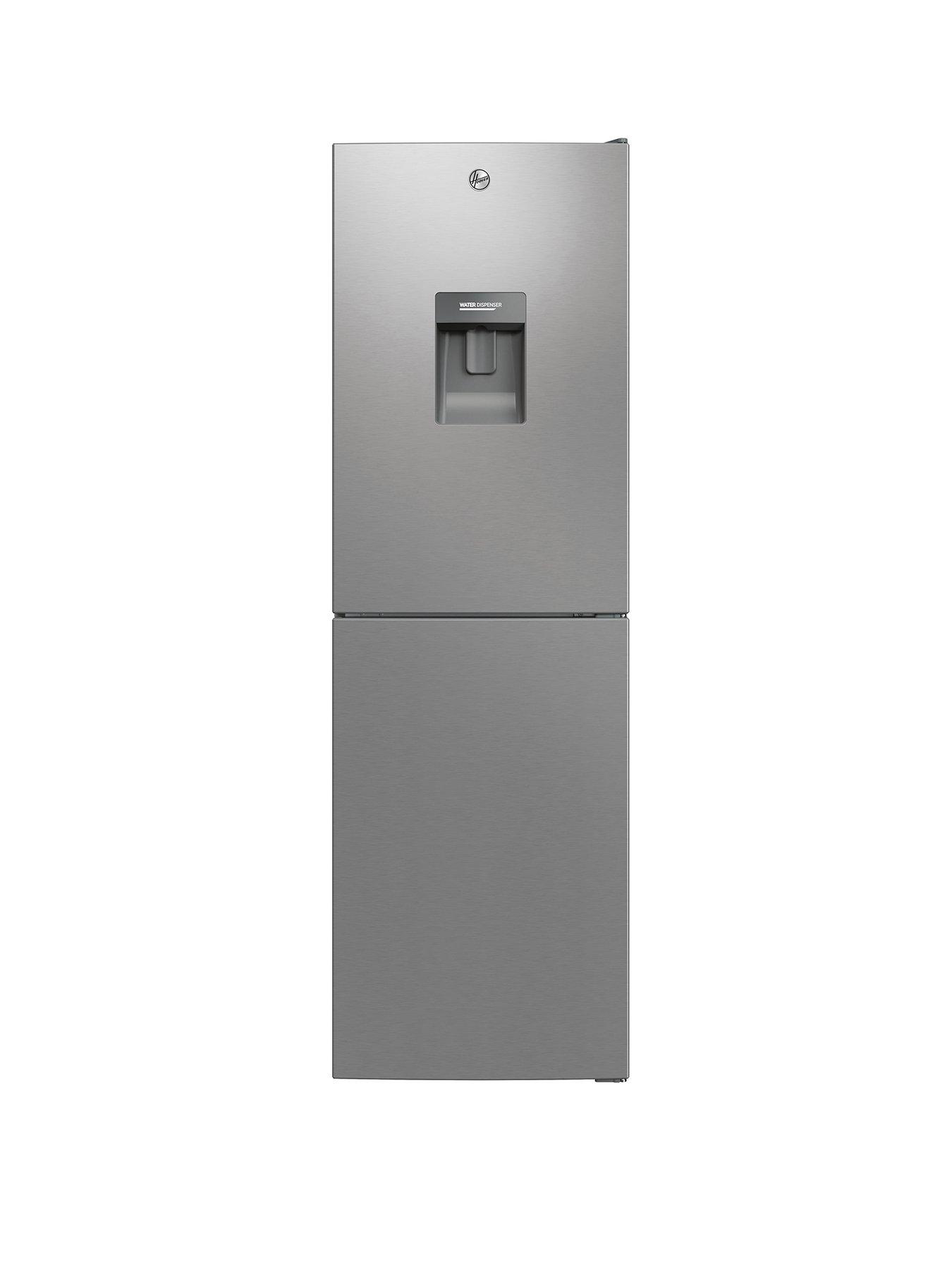 Image 1 of 7 of Hoover H-FRIDGE 300 HOCT3L517EWSK-1 55cm Wide,&nbsp;Low Frost Fridge Freezer with non-plumbed Water Dispenser -&nbsp;Silver