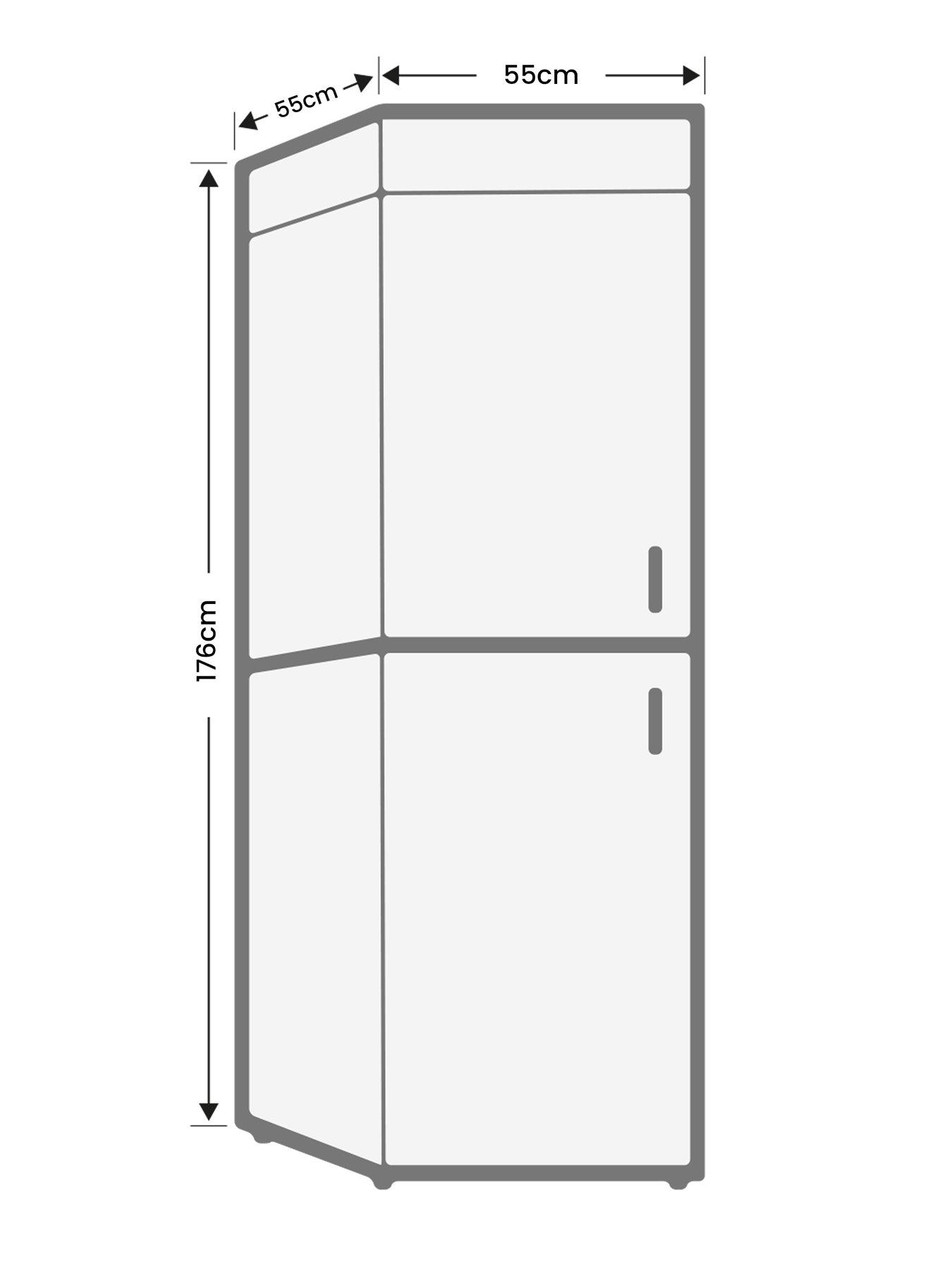 Image 7 of 7 of Hoover H-FRIDGE 300 HOCT3L517EWSK-1 55cm Wide,&nbsp;Low Frost Fridge Freezer with non-plumbed Water Dispenser -&nbsp;Silver