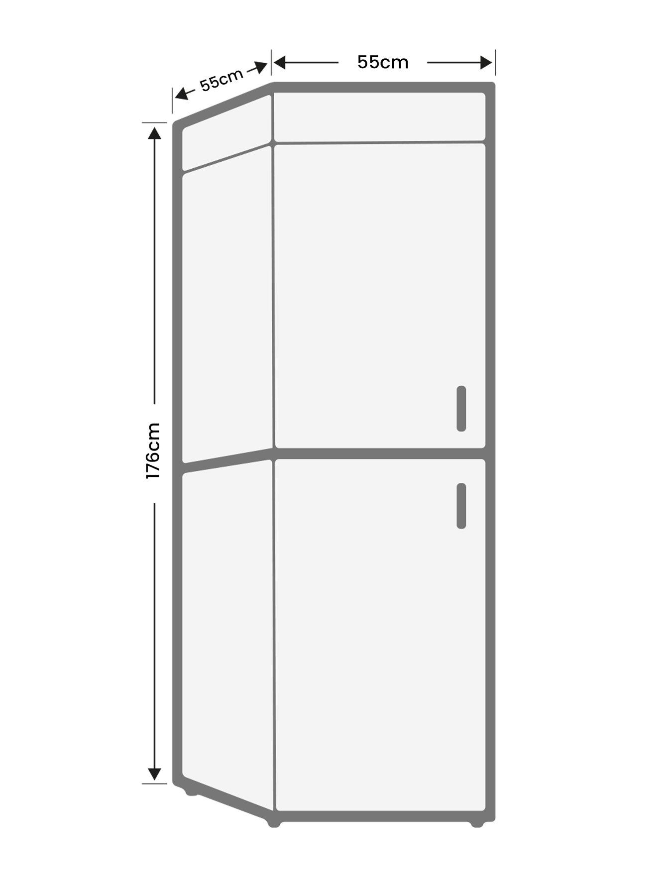 Image 7 of 7 of Hoover H-FRIDGE 300 HOCT3L517EWWK-1 55cm Wide,&nbsp;Low Frost Fridge Freezer with non-plumbed Water Dispenser -&nbsp;White