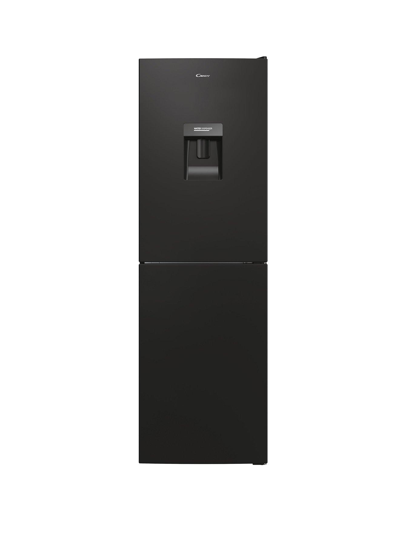 Image 1 of 7 of Candy CCT3L517EWBK-1 Low Frost Fridge Freezer with non plumbed water dispenser -&nbsp;Black