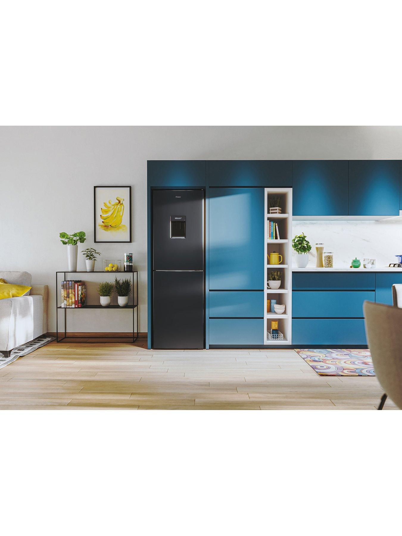 Image 6 of 7 of Candy CCT3L517EWBK-1 Low Frost Fridge Freezer with non plumbed water dispenser -&nbsp;Black