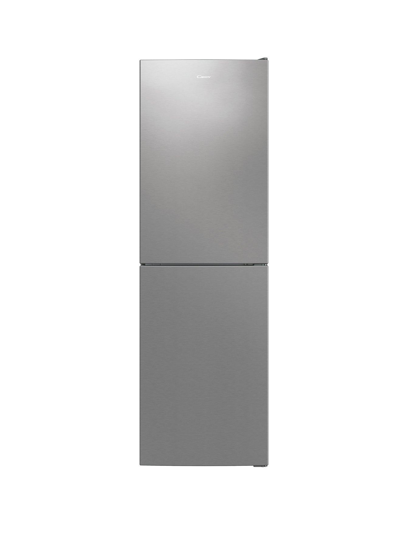 Product photograph of Candy Cct3l517esk-1 Low Frost Fridge Freezer - Silver from very.co.uk