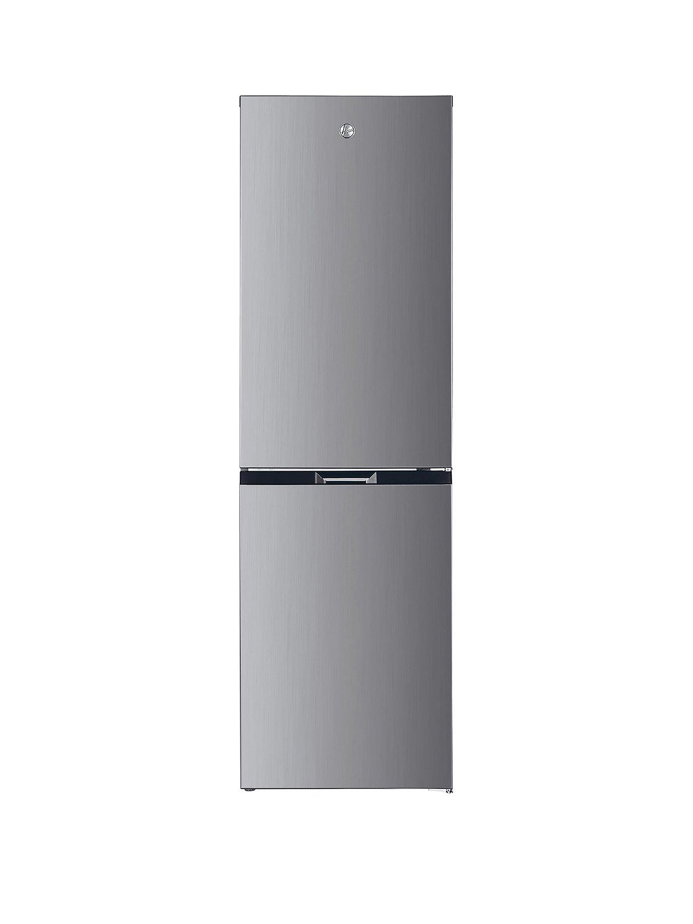Product photograph of Hoover Hoch1t518exk 60 40 Total No Frost Fridge Freezer F Rated - Silver from very.co.uk