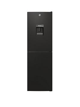Product photograph of Hoover H-fridge 300 Hoct3l517ewbk-1 55cm Wide Low Frost Fridge Freezer With Non-plumbed Water Dispenser - Black from very.co.uk