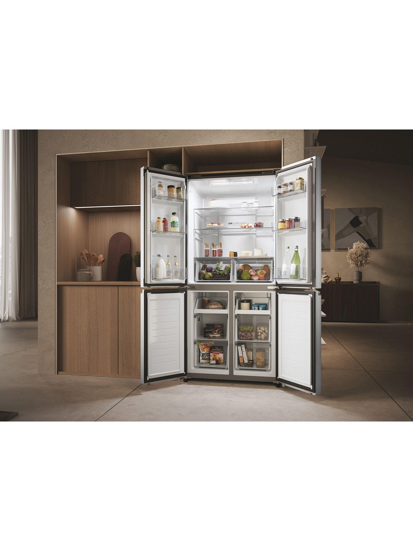 Image 6 of 8 of Haier Cube 83 HCR3818ENMG Total No Frost American Fridge Freezer, E-Rated - Inox