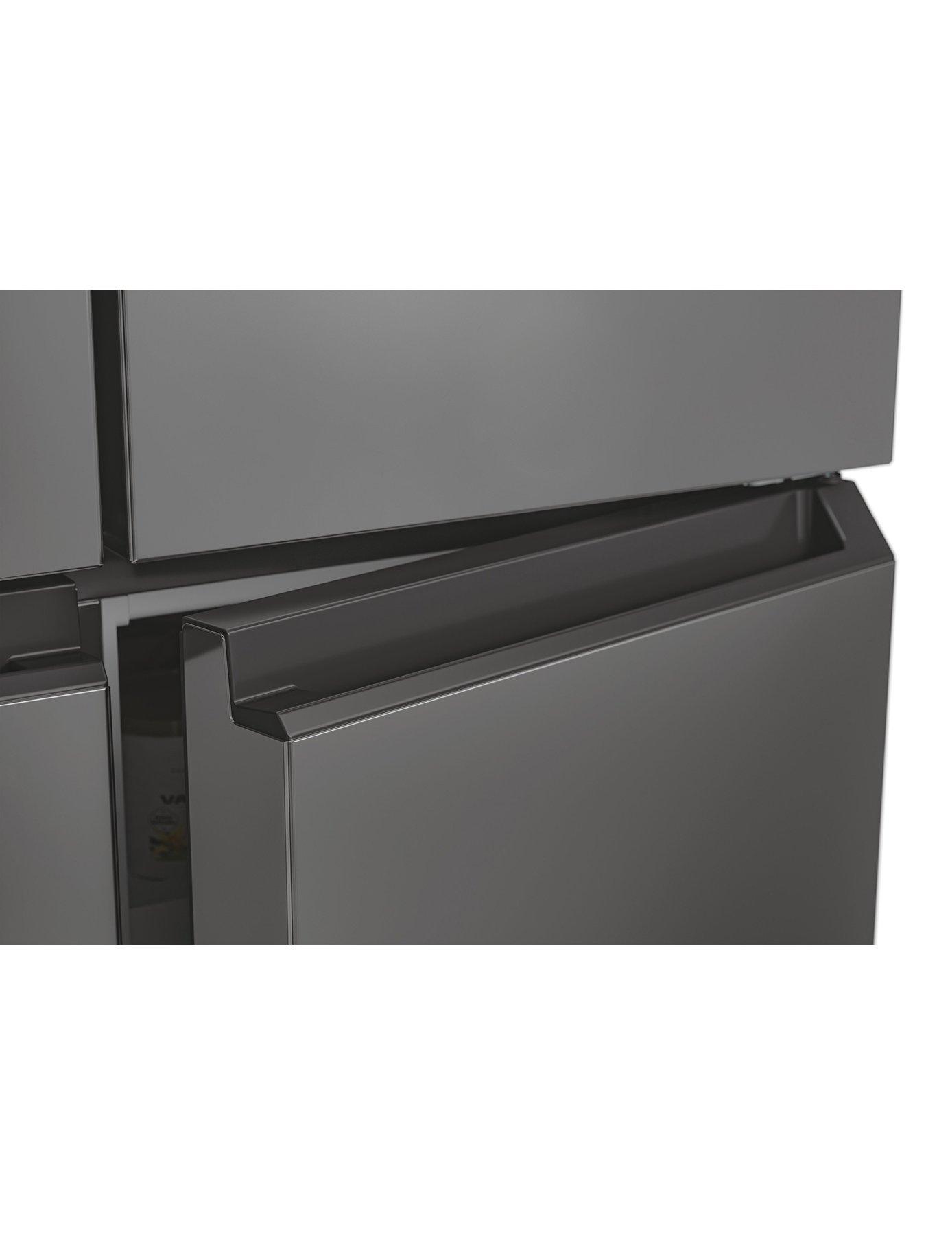 Image 4 of 7 of Hoover HHCR3818ENPL Total No Frost American Fridge Freezer, E Rated -&nbsp;Inox