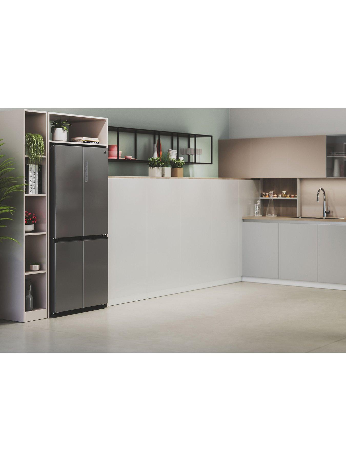 Image 6 of 7 of Hoover HHCR3818ENPL Total No Frost American Fridge Freezer, E Rated -&nbsp;Inox