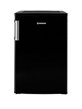 Product photograph of Hoover Holhs58ebhk Uc 55cm Freestanding Fridge - Black from very.co.uk