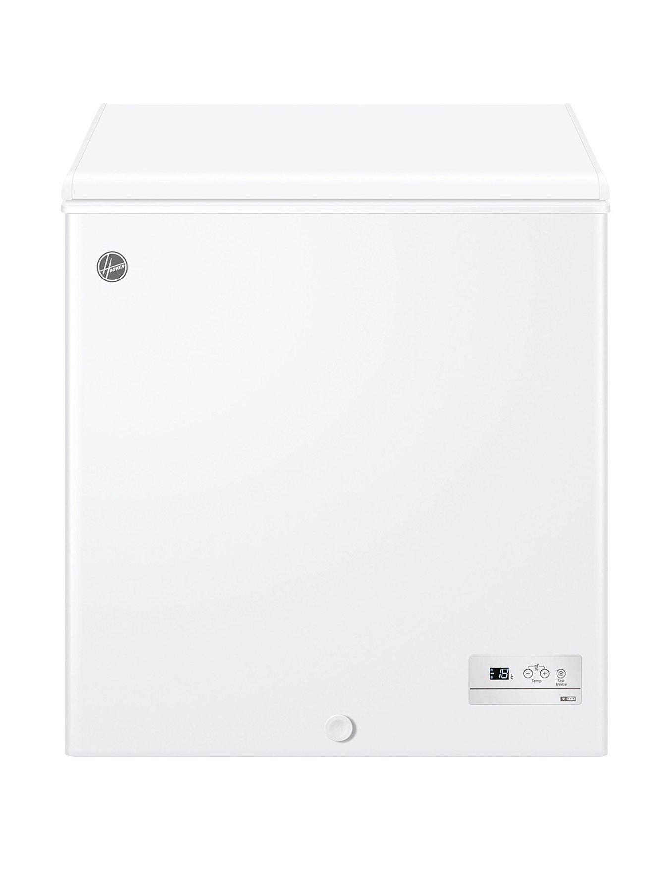 Product photograph of Hoover Hhch 142 Elk 150l E-rated Freestanding Chest Freezer - White from very.co.uk
