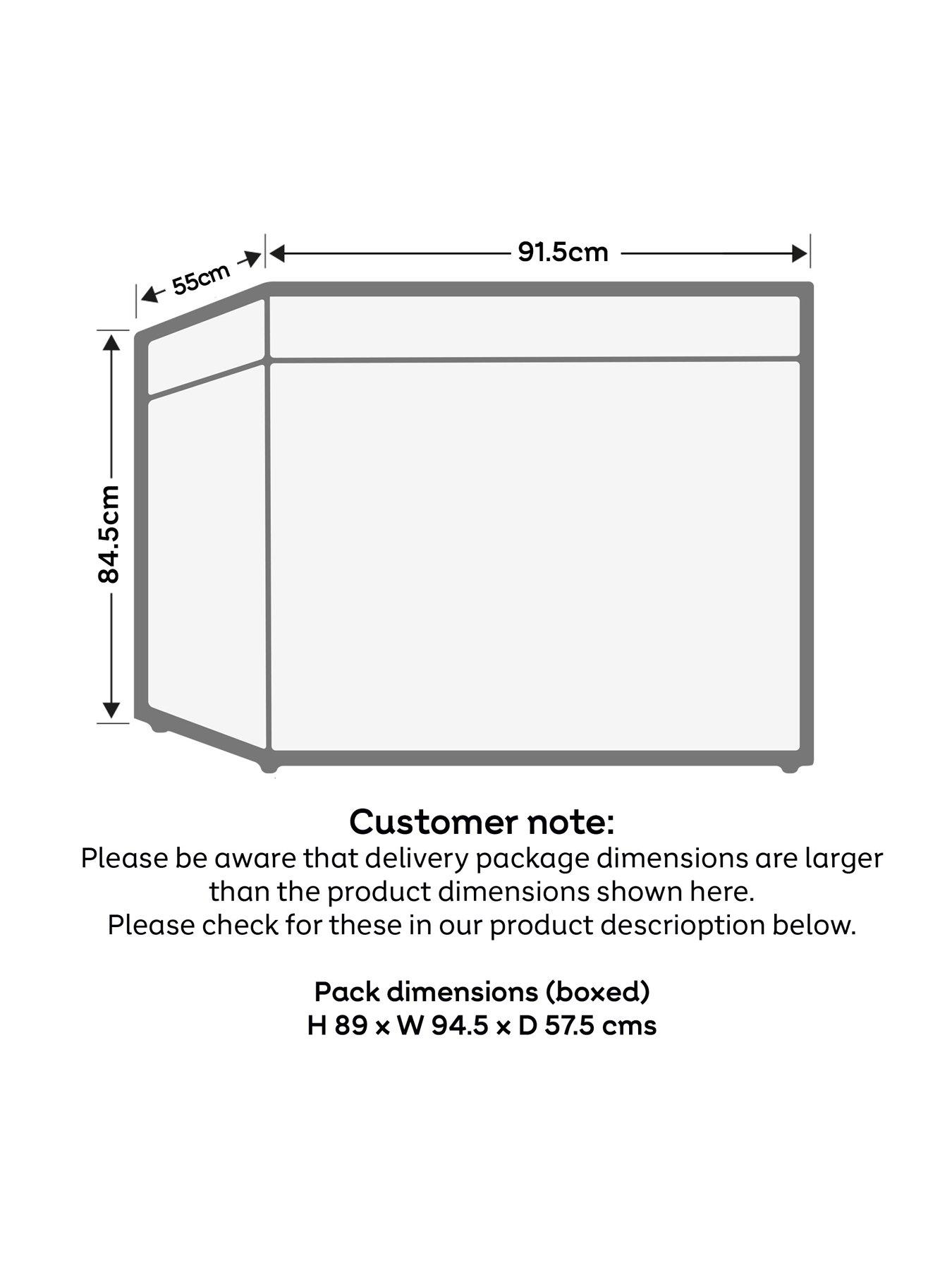 Image 5 of 5 of Hoover HHCH 200ELK 200l E-Rated Freestanding Chest Freezer - White