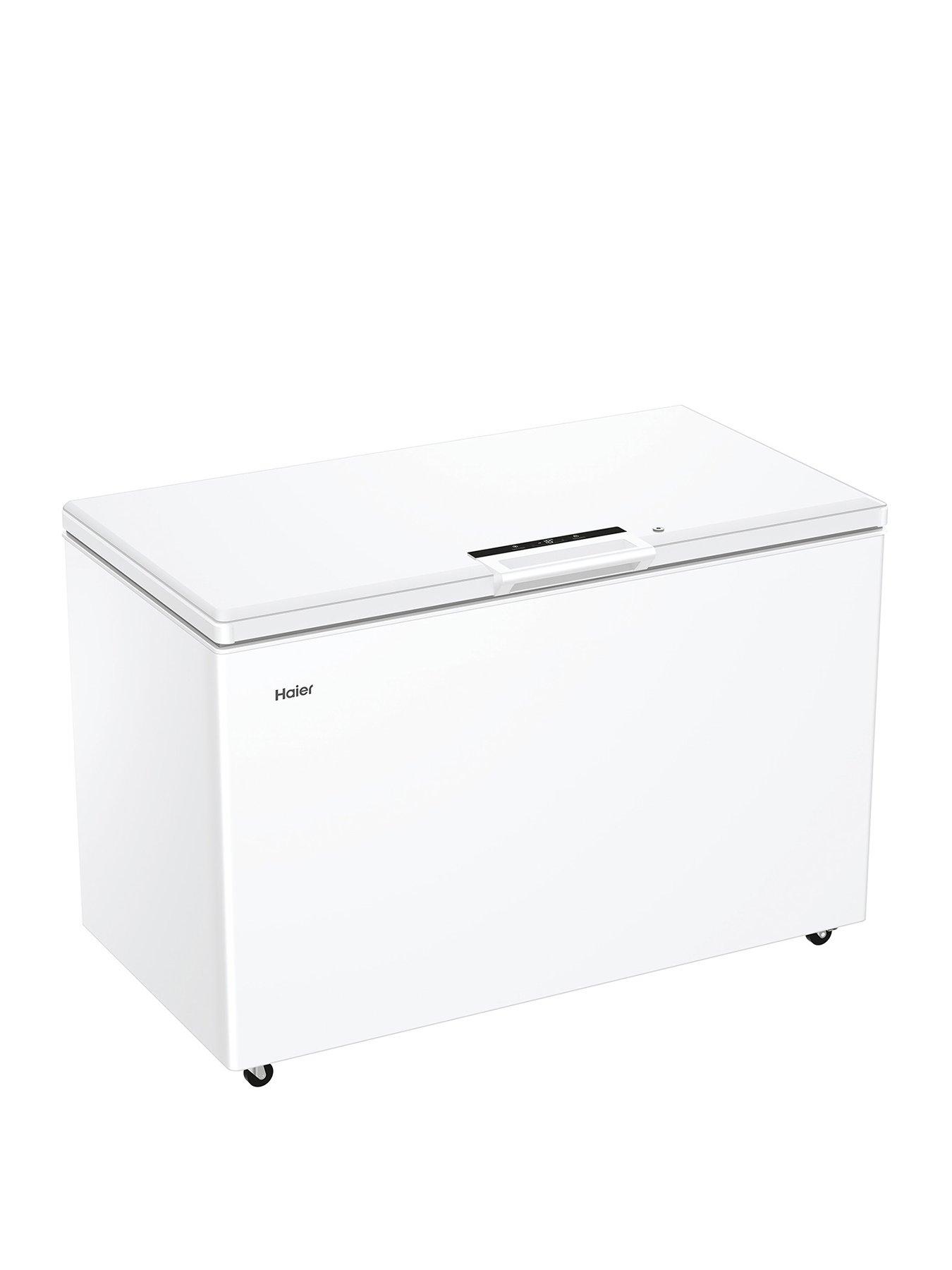 Haier HCE420EK 400 Litre Chest Freezer, E Rated, White