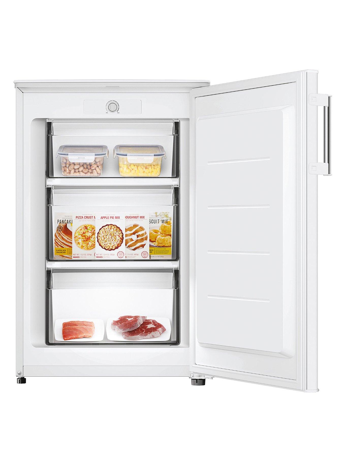 Image 2 of 7 of Hoover HOUQS 58EWHK UC 55cm Freestanding Freezer - White
