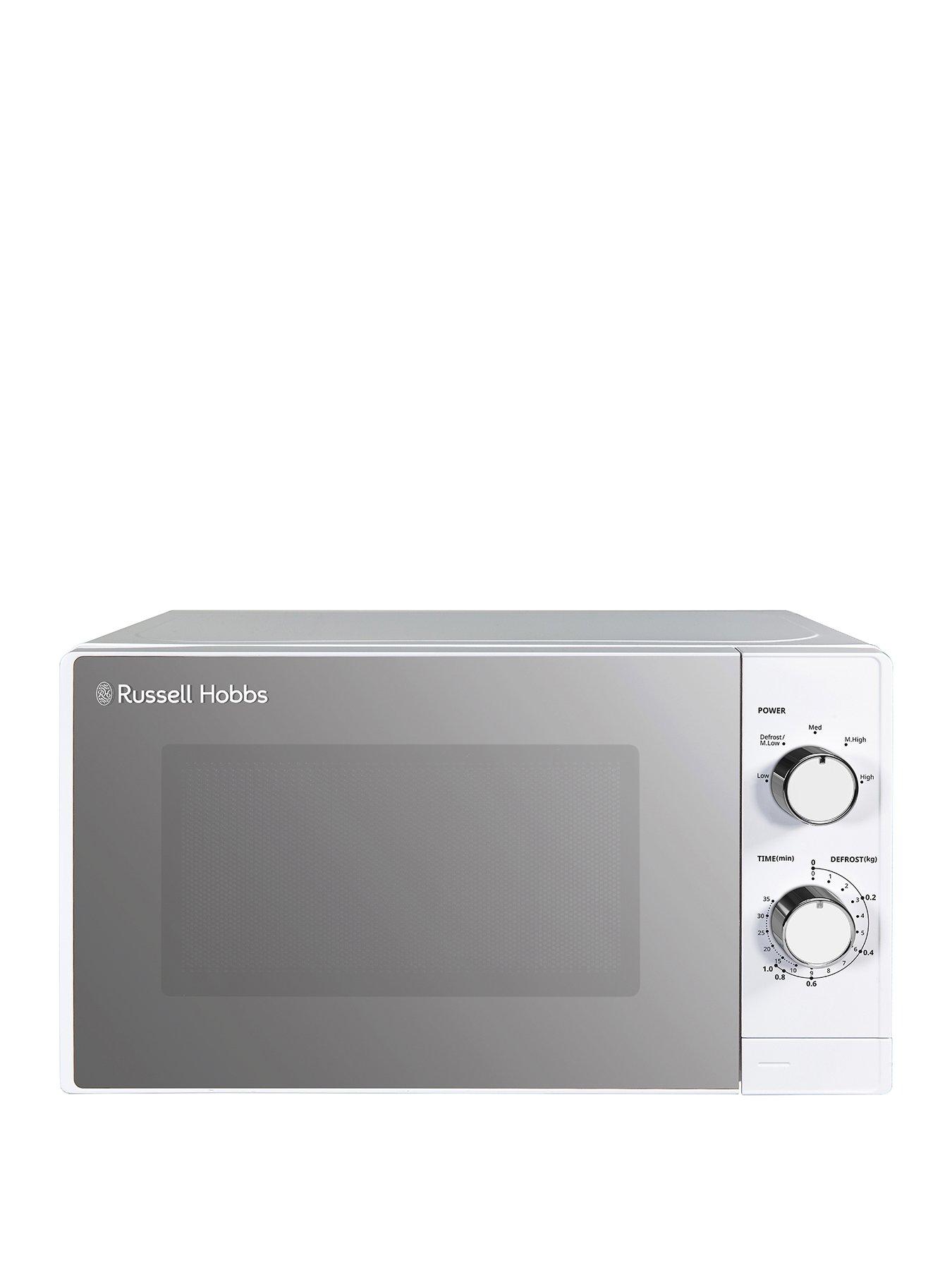 Russell Hobbs RHM2027 Compact Solo Manual Microwave 20L White