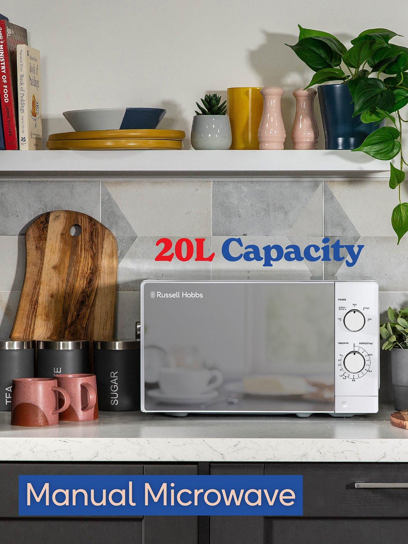 Image 4 of 7 of Russell Hobbs RHM2027 Compact Solo Manual Microwave 20L White