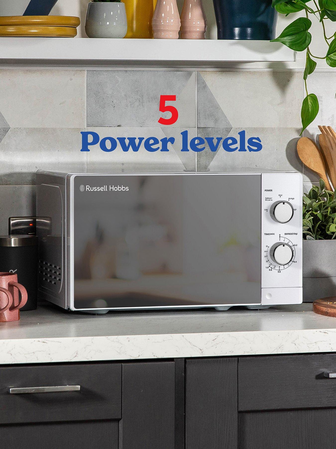 Image 6 of 7 of Russell Hobbs RHM2027 Compact Solo Manual Microwave 20L White