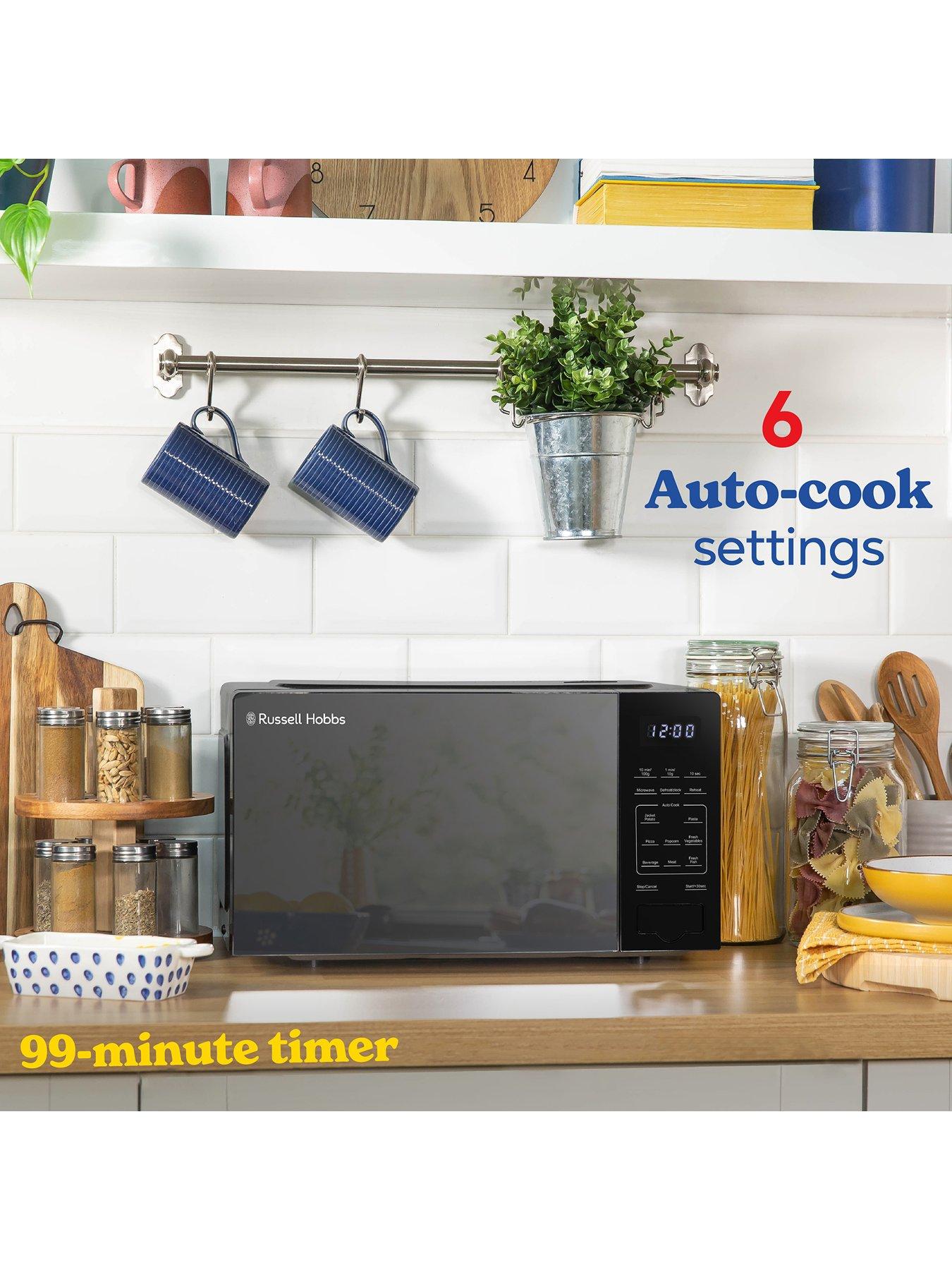 Image 7 of 7 of Russell Hobbs RHMT2005B Compact Digital Microwave with Touch Control 20L Black