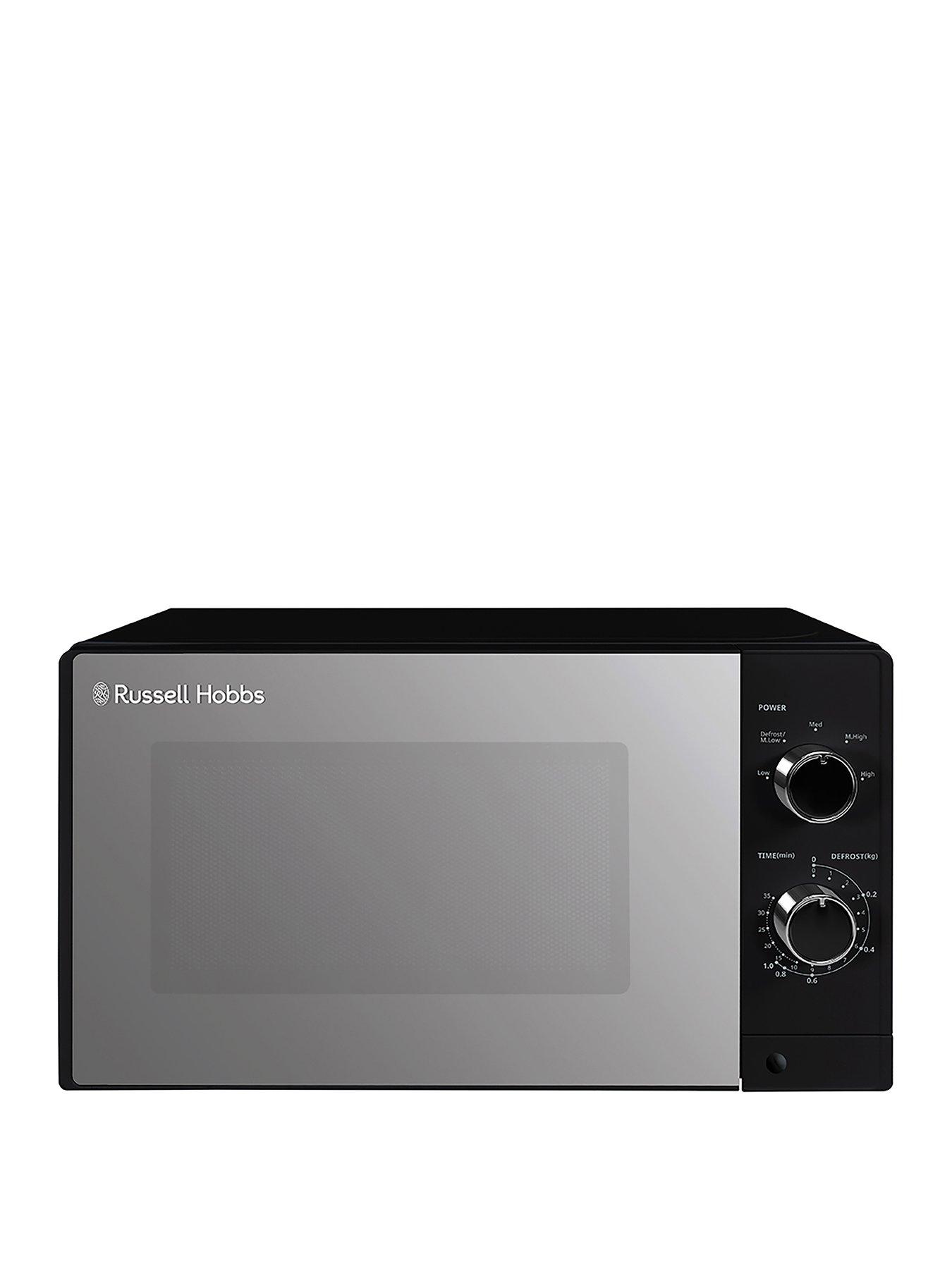 Russell Hobbs RHM2027B Compact Solo Manual Microwave 20L Black