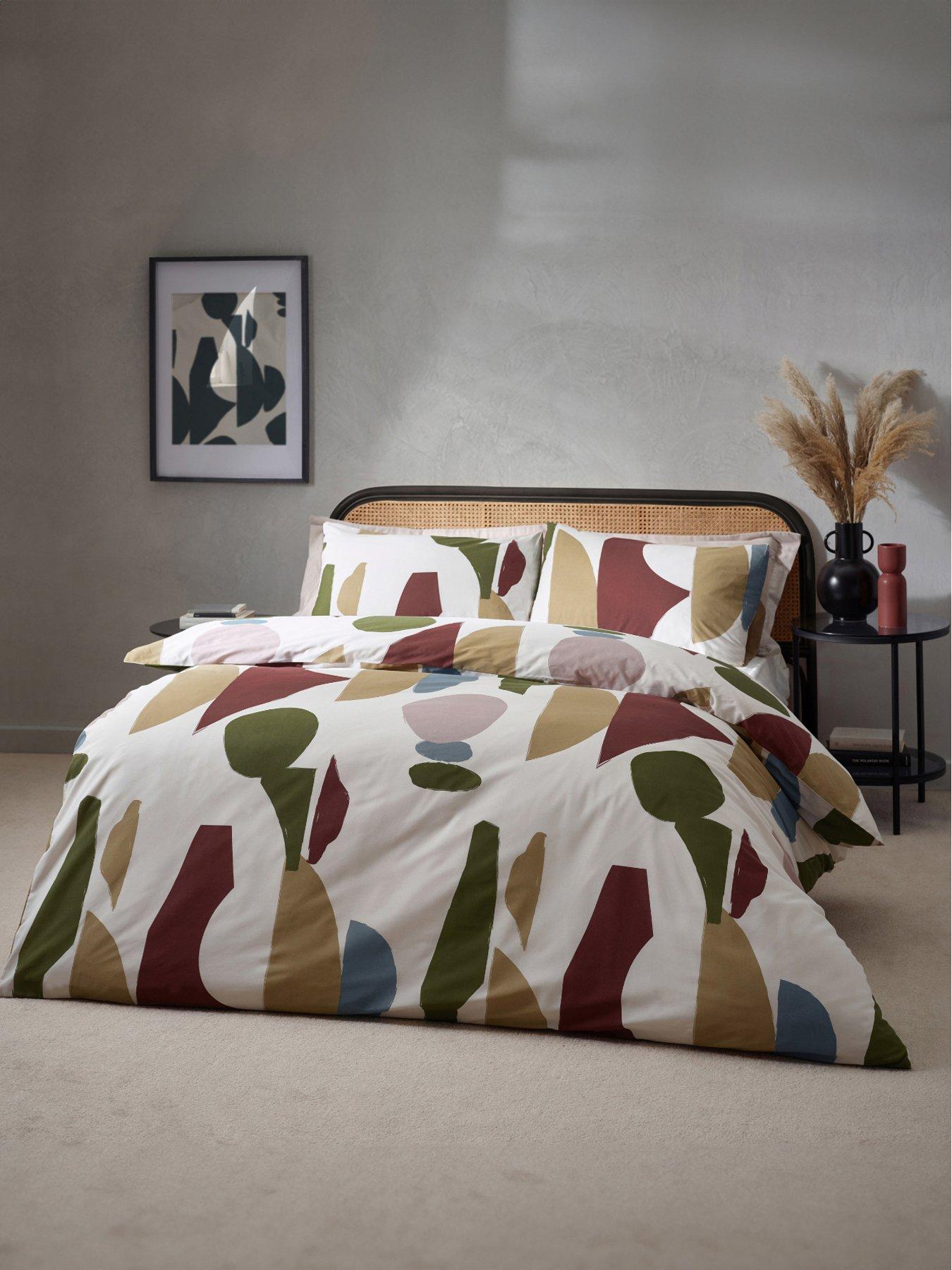 Product photograph of Hoem Meta Abstract Multi Duvet Cover Set from very.co.uk