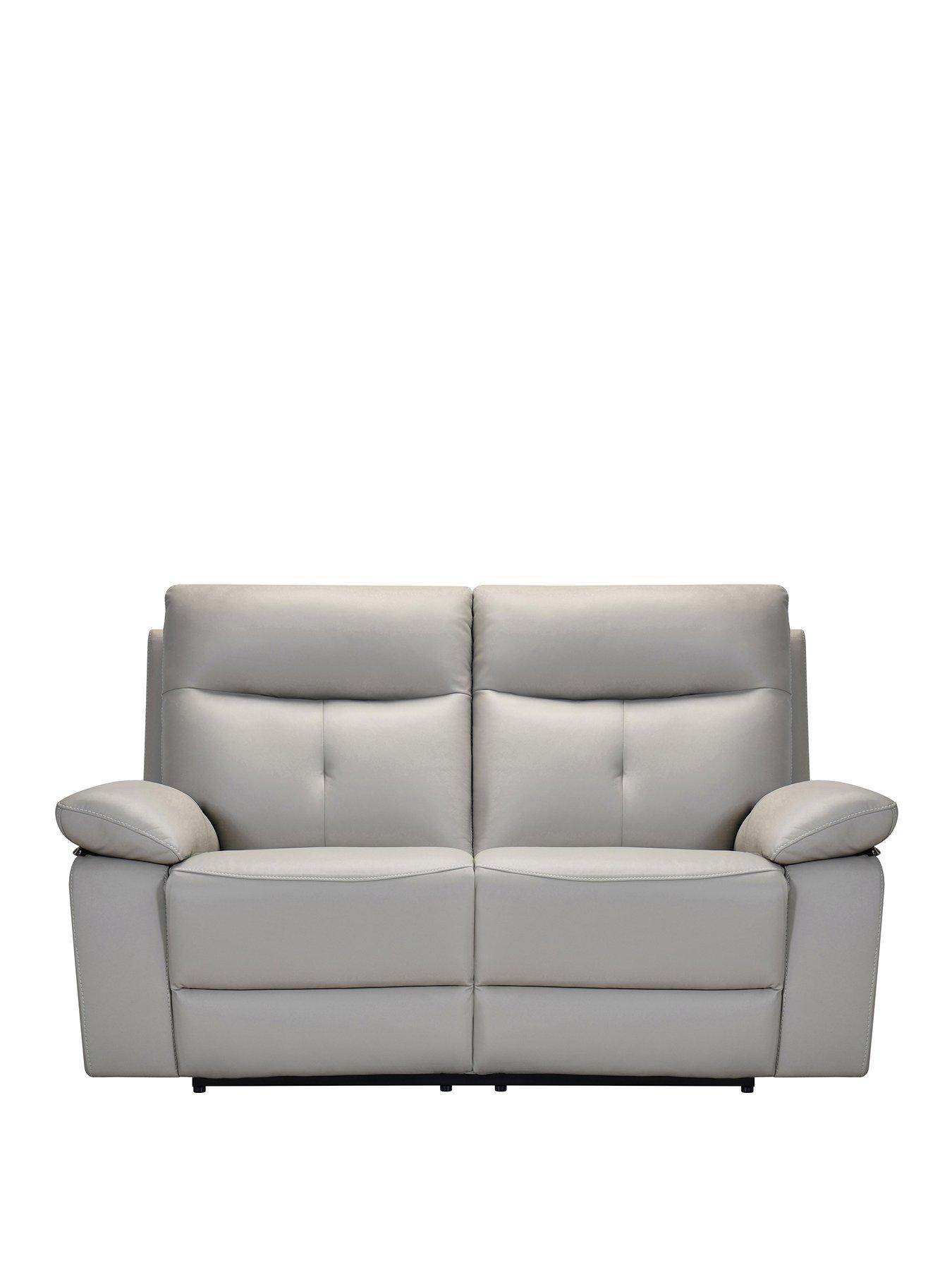 Product photograph of Violino Ivana 2 Seater Leather Power Recliner from very.co.uk