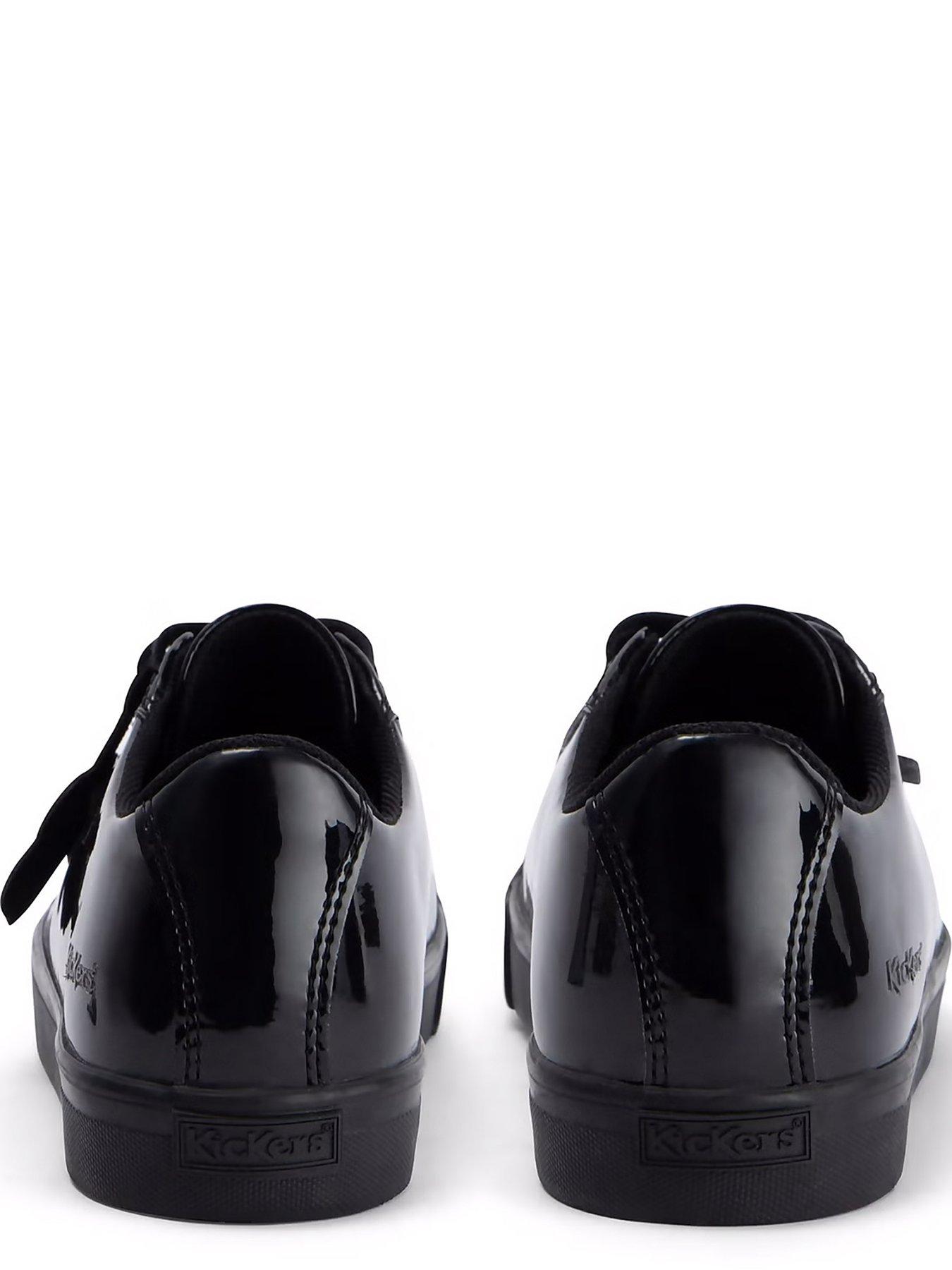 Kickers Tovni Lacer Vegan – Sneaker Unisex In Sintetico Nero, Sportive Ed Ecologiche