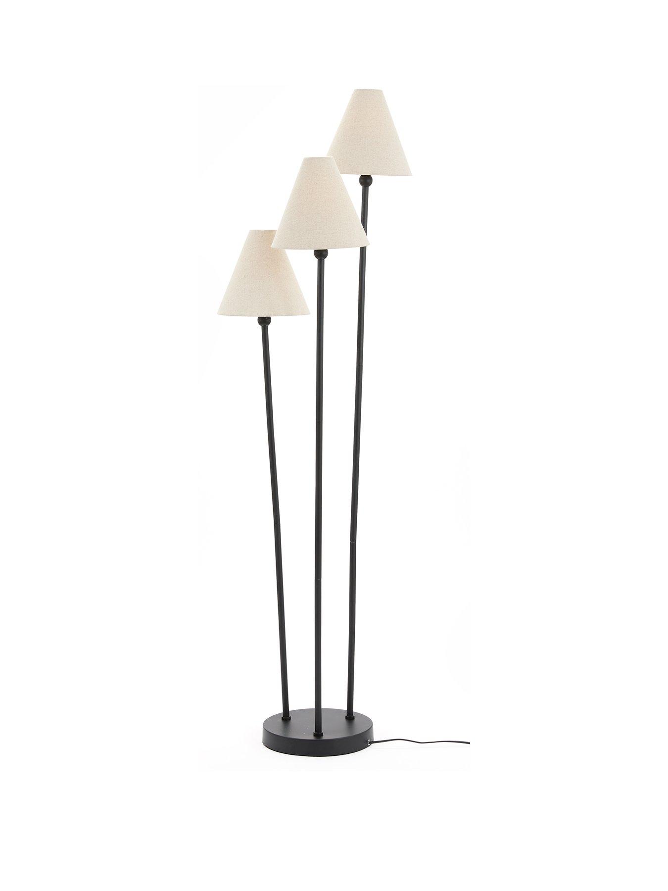 Image 2 of 6 of The Very Collection Conical Floor Lamp Triple