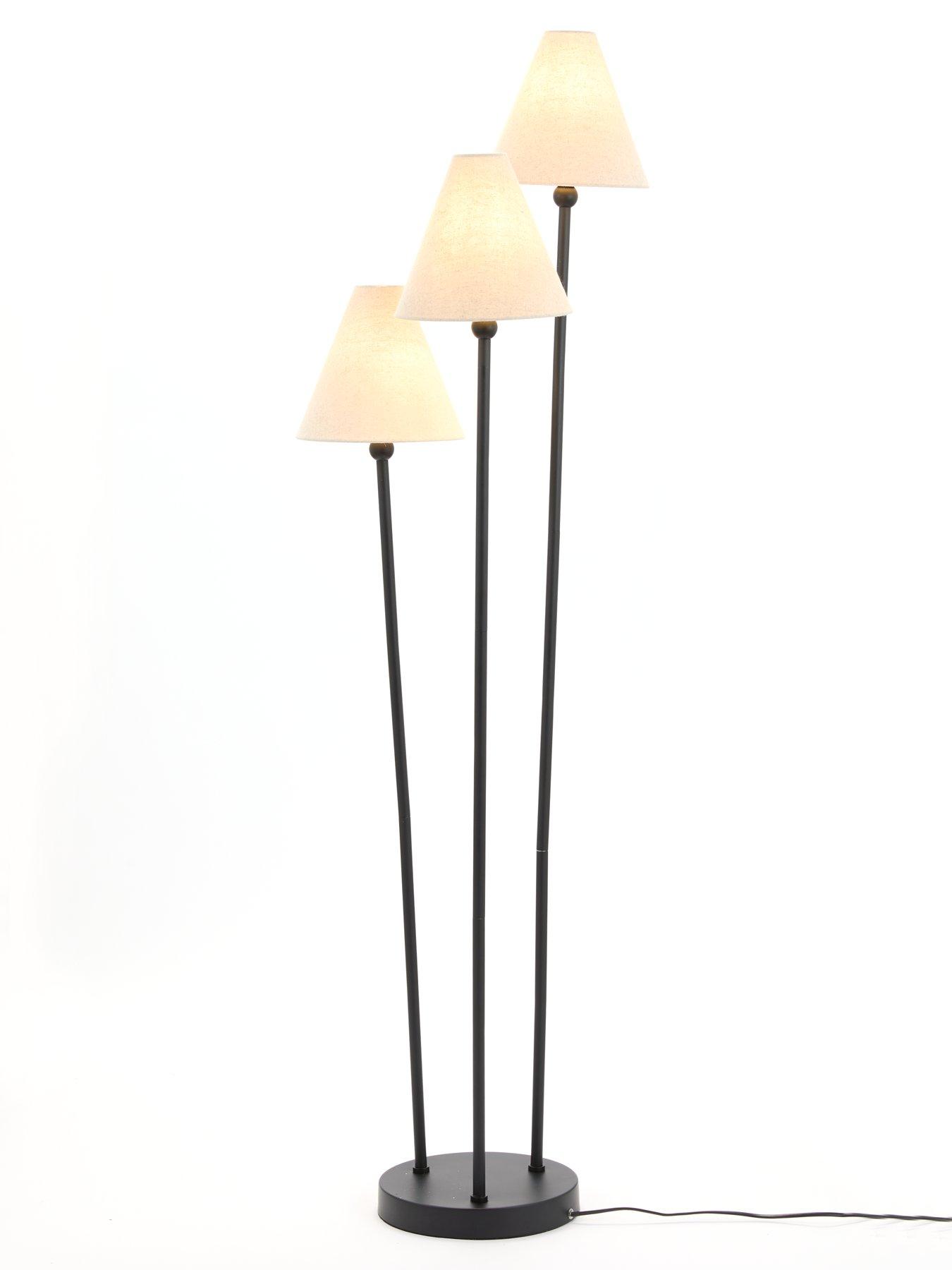 Image 3 of 6 of The Very Collection Conical Floor Lamp Triple