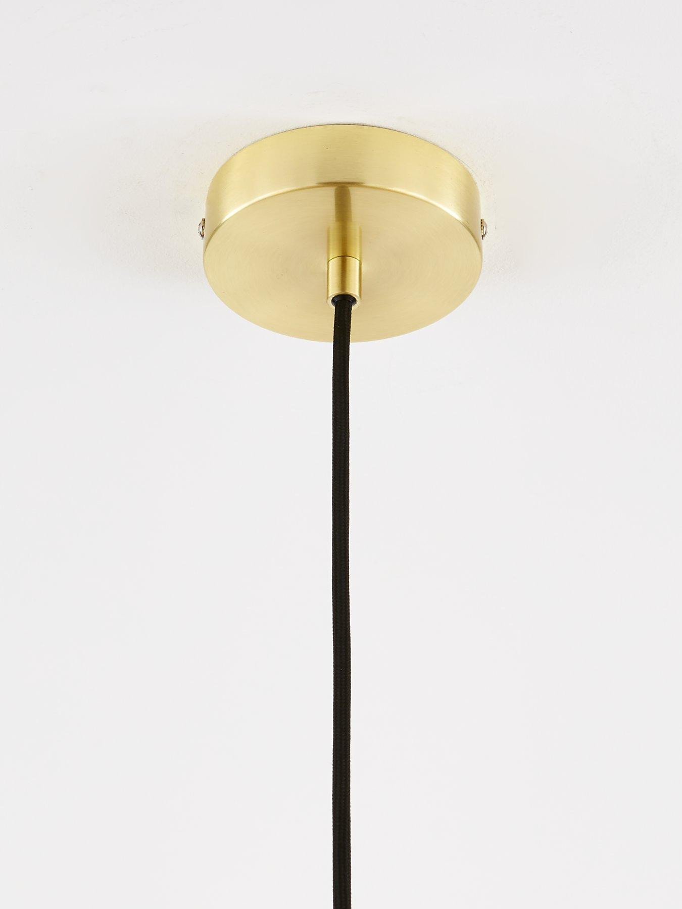 Image 5 of 7 of The Very Collection Double Glass 6-Light Chandelier Ceiling Light