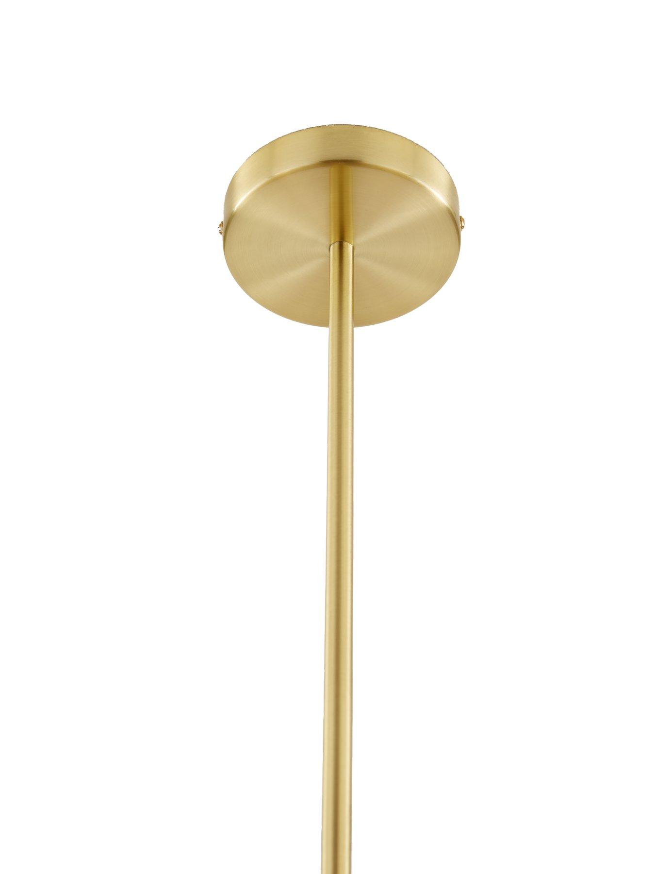 Image 5 of 7 of Very Home Glass Circle 5-Light Chandelier Ceiling Light