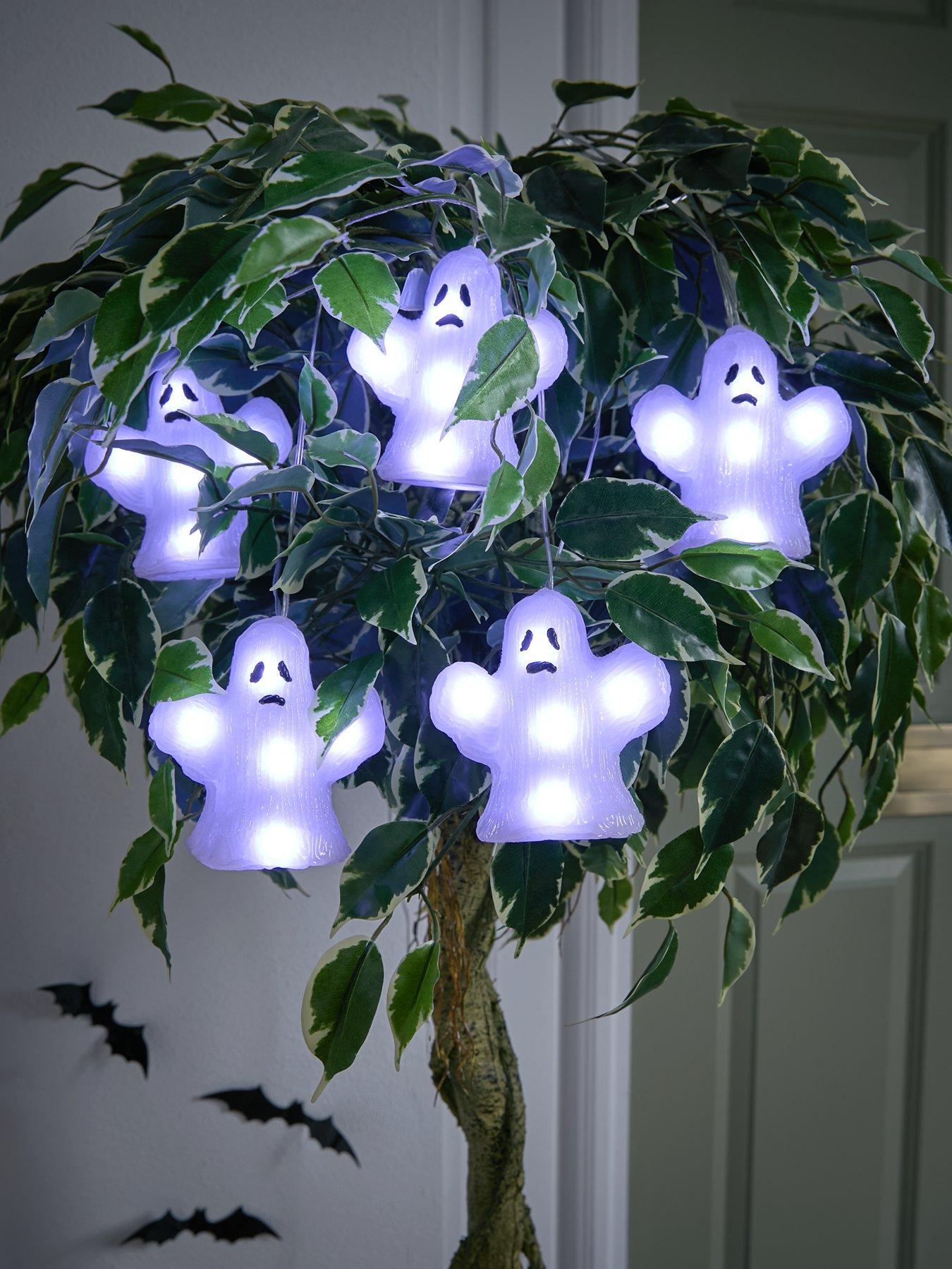 Product photograph of Very Home Ghost Acrylic String Lights from very.co.uk