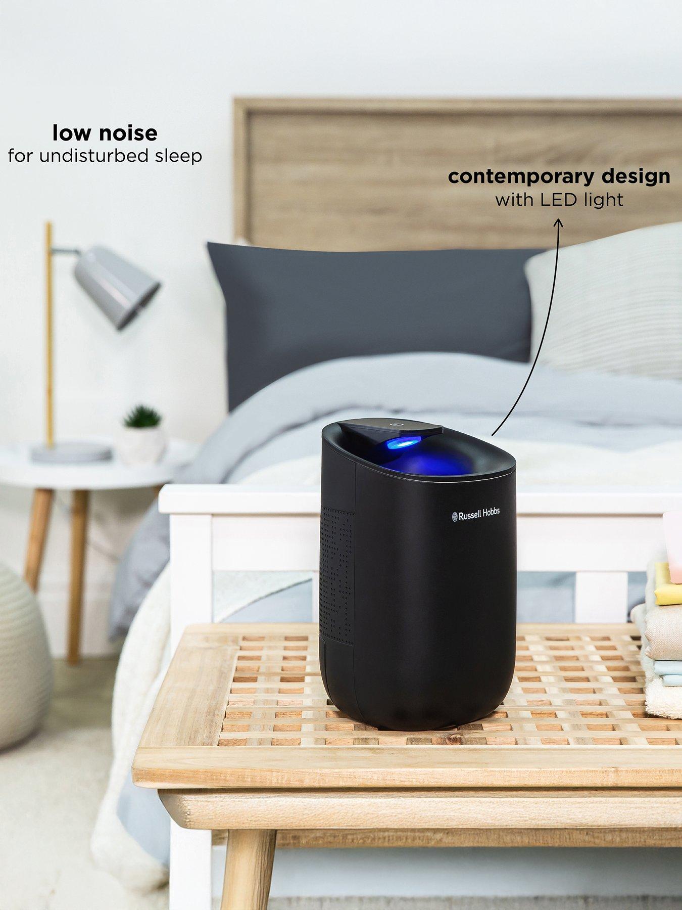 Image 4 of 6 of Russell Hobbs RHDH1061B Fresh Air Mini, Compact Dehumidifier, 300ml/day, Black