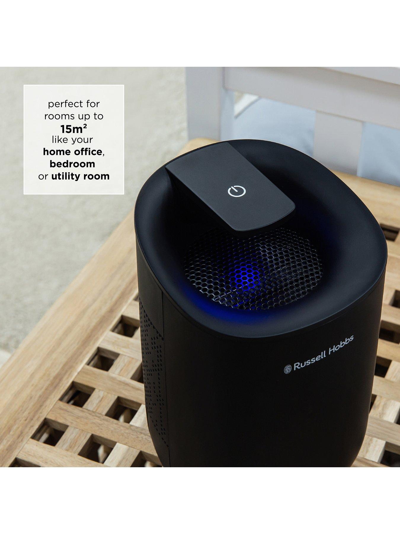 Image 5 of 6 of Russell Hobbs RHDH1061B Fresh Air Mini, Compact Dehumidifier, 300ml/day, Black