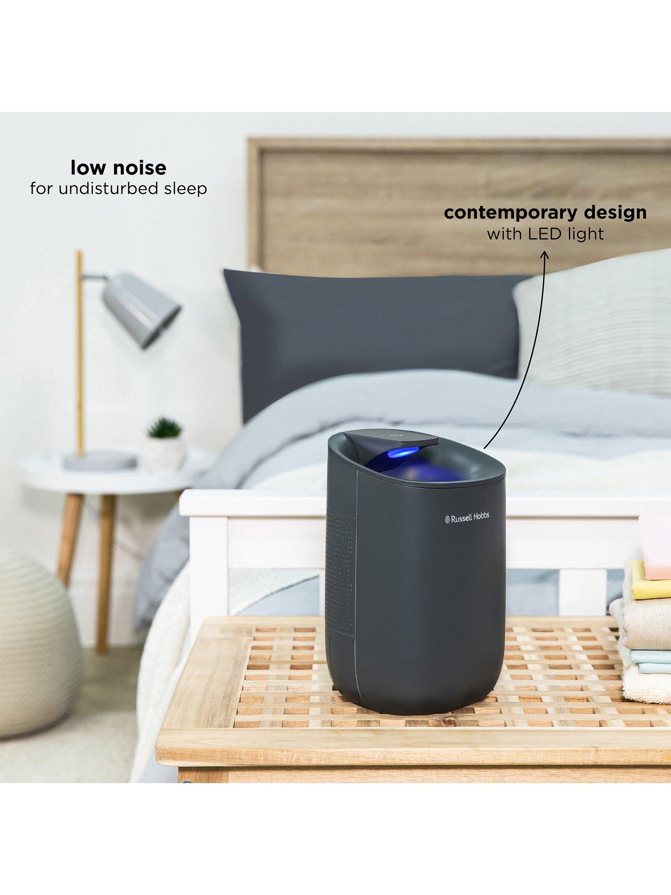 Image 4 of 6 of Russell Hobbs RHDH1061G Fresh Air Mini, Compact Dehumidifier, 300ml/day, Grey