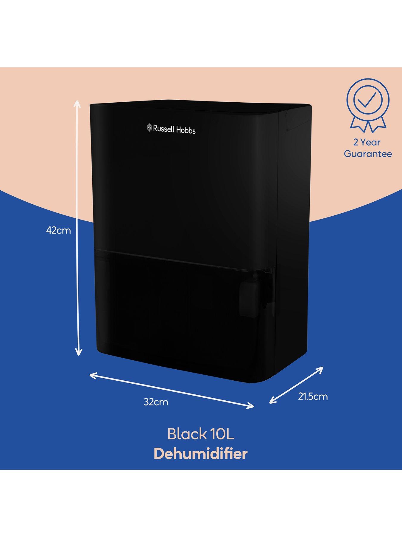 Image 2 of 6 of Russell Hobbs RHDH1001B 10L Dehumidifier - Black