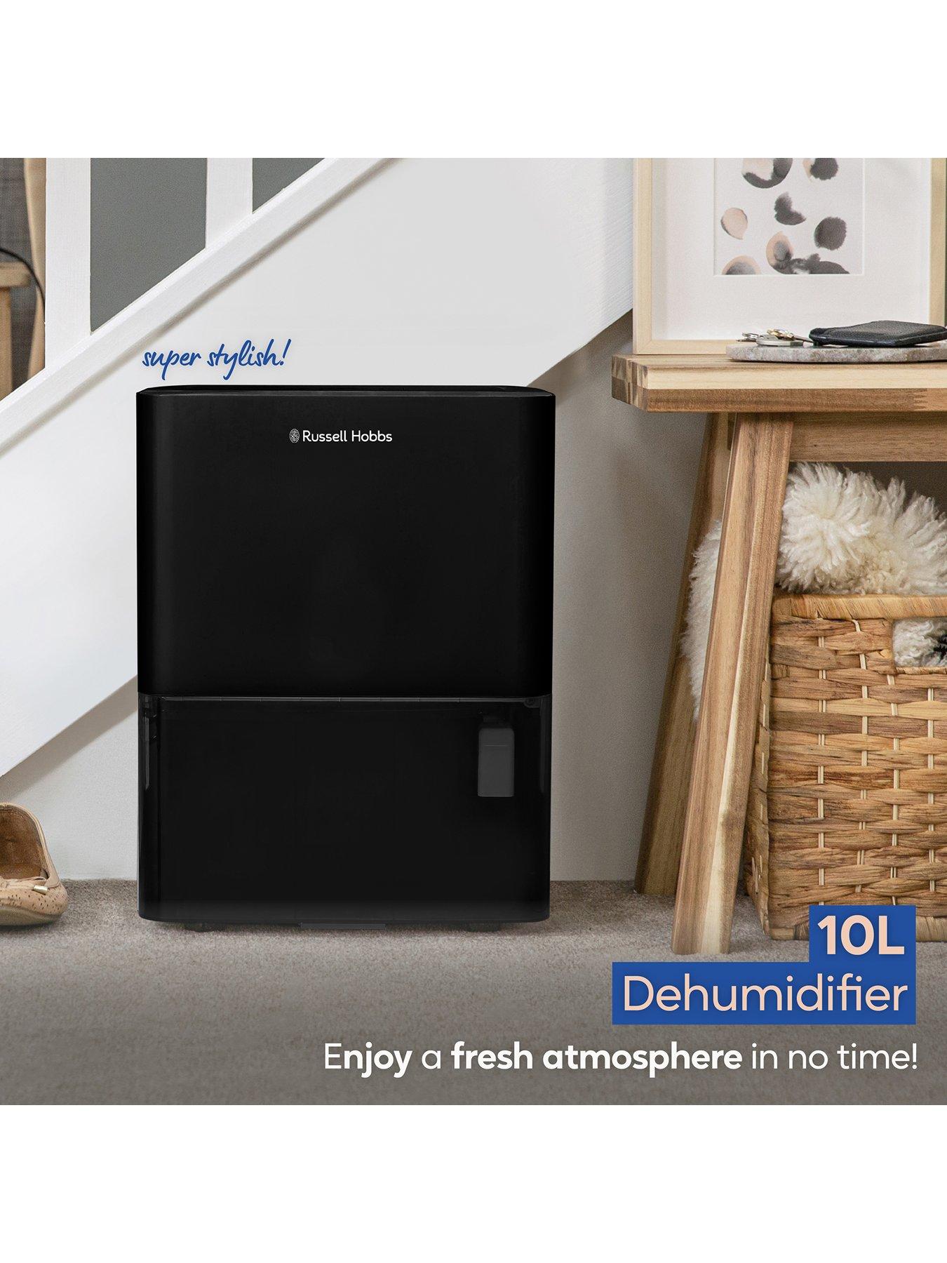 Image 3 of 6 of Russell Hobbs RHDH1001B 10L Dehumidifier - Black