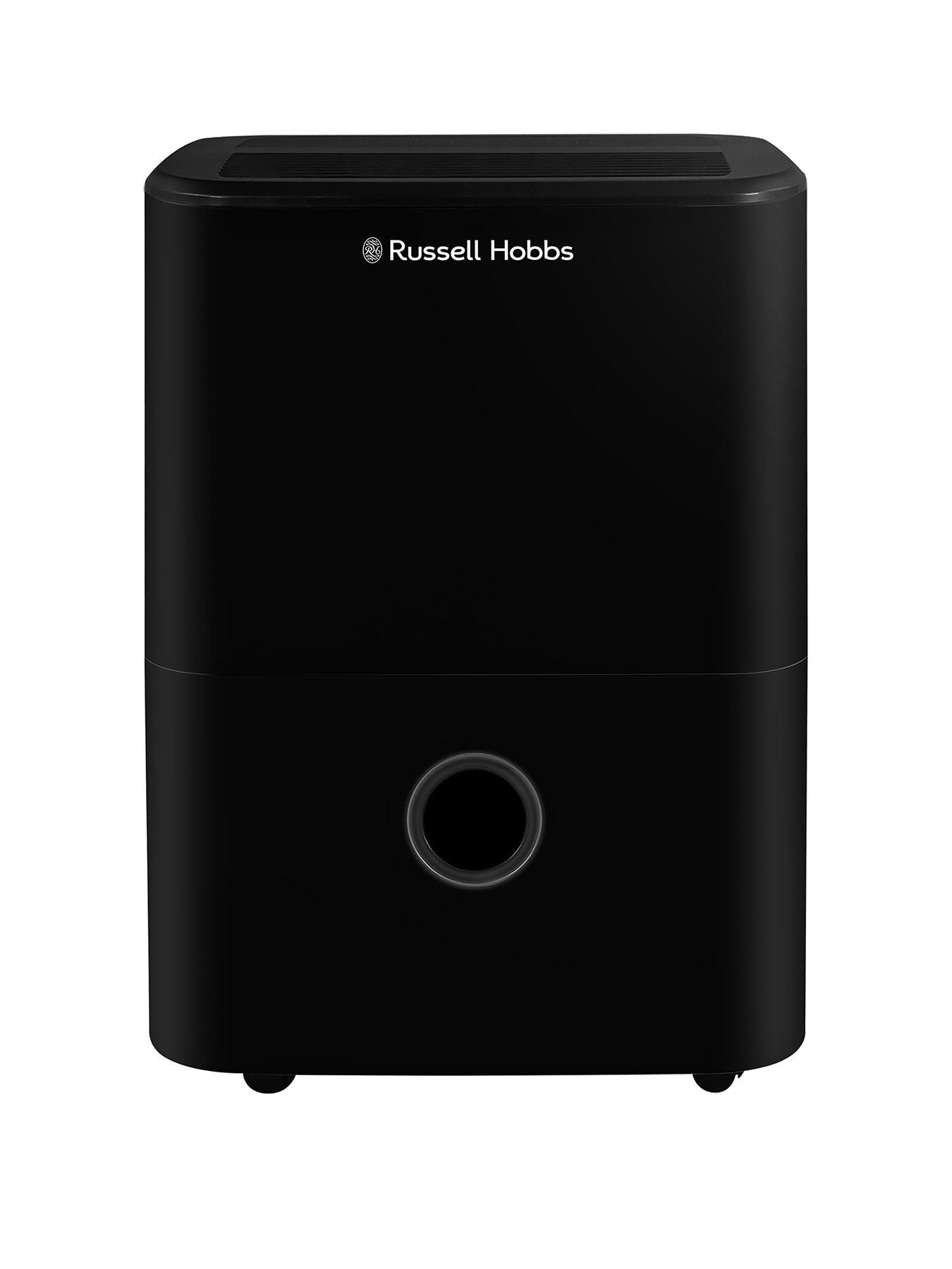 Product photograph of Russell Hobbs Rhdh2002b 20l Dehumidifier In Black from very.co.uk