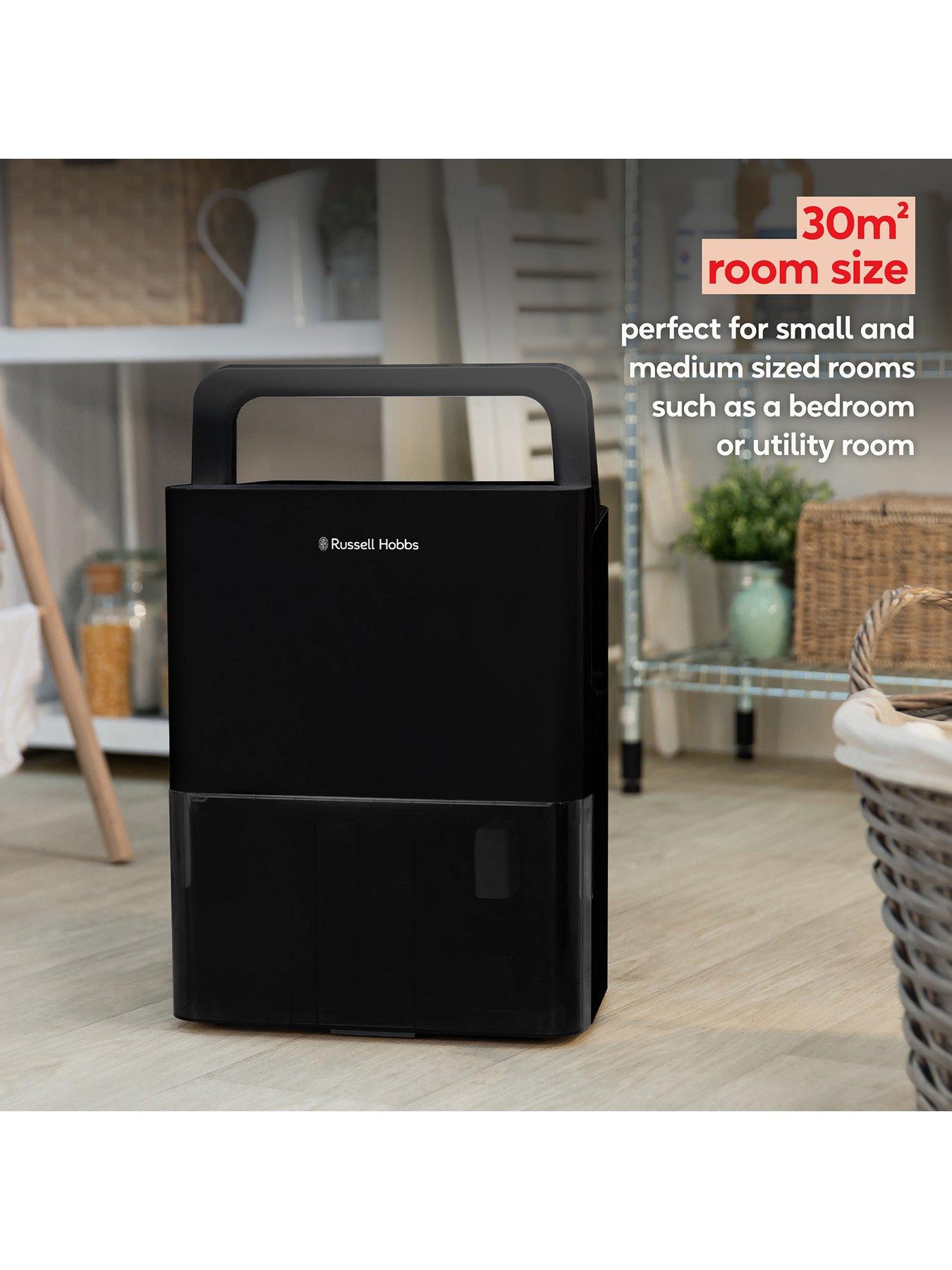 Russell Hobbs RHDH2002B 20L Dehumidifier in Black Very