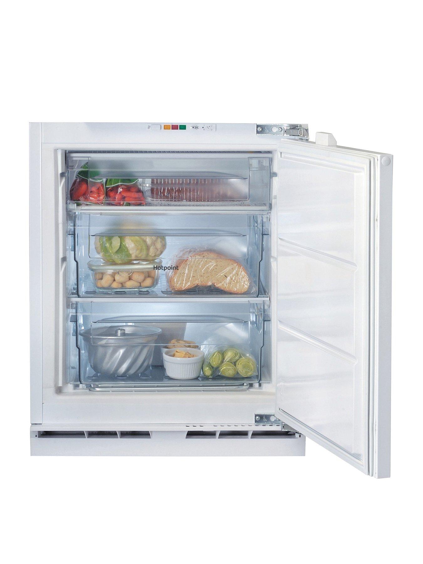 Product photograph of Hotpoint Low Frost Hbufz011 Integrated Freezer - White - Freezer With Installation from very.co.uk