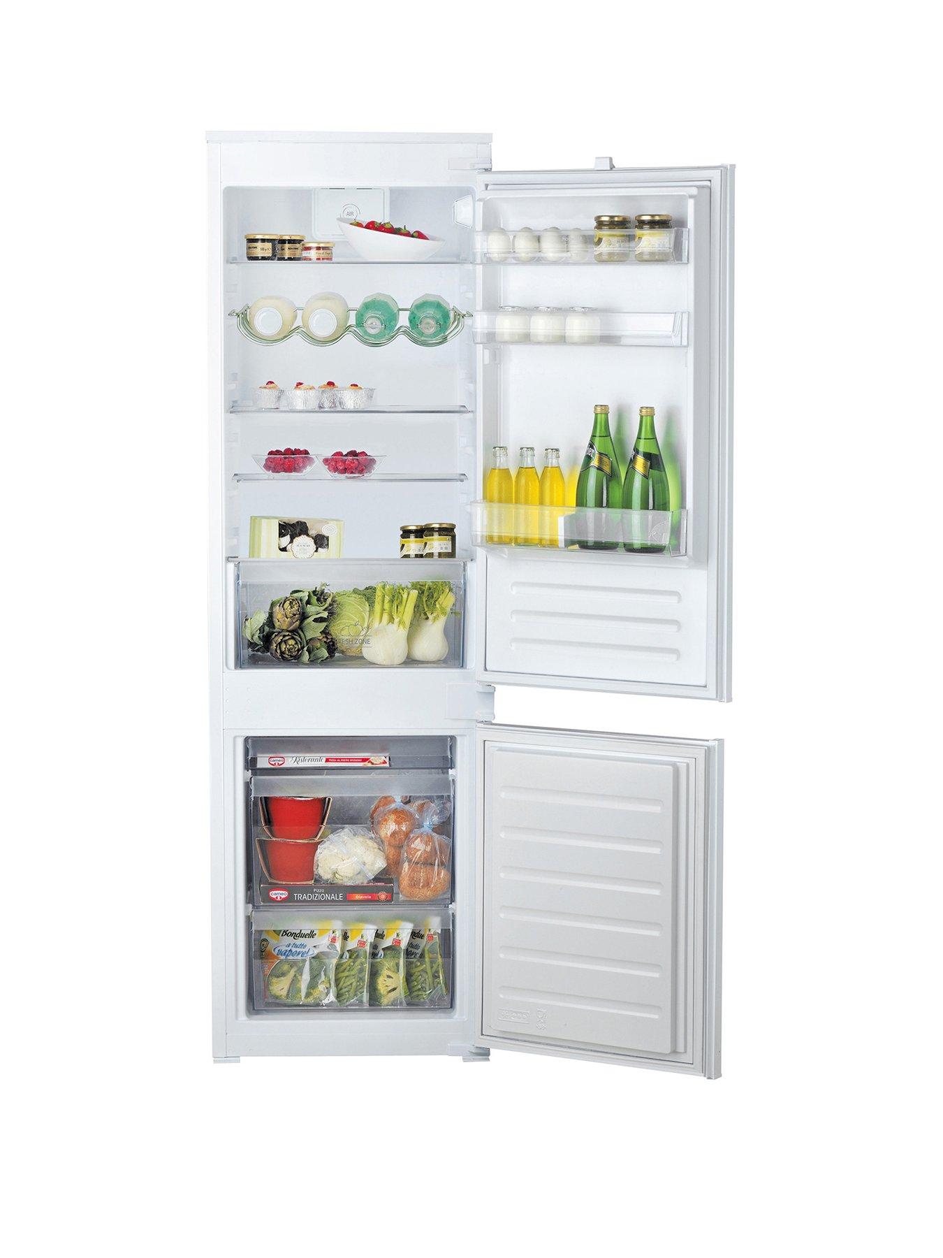 Product photograph of Hotpoint Hmcb70302 Low Frost Integrated Fridge Freezer - White - Freezer With Installation from very.co.uk