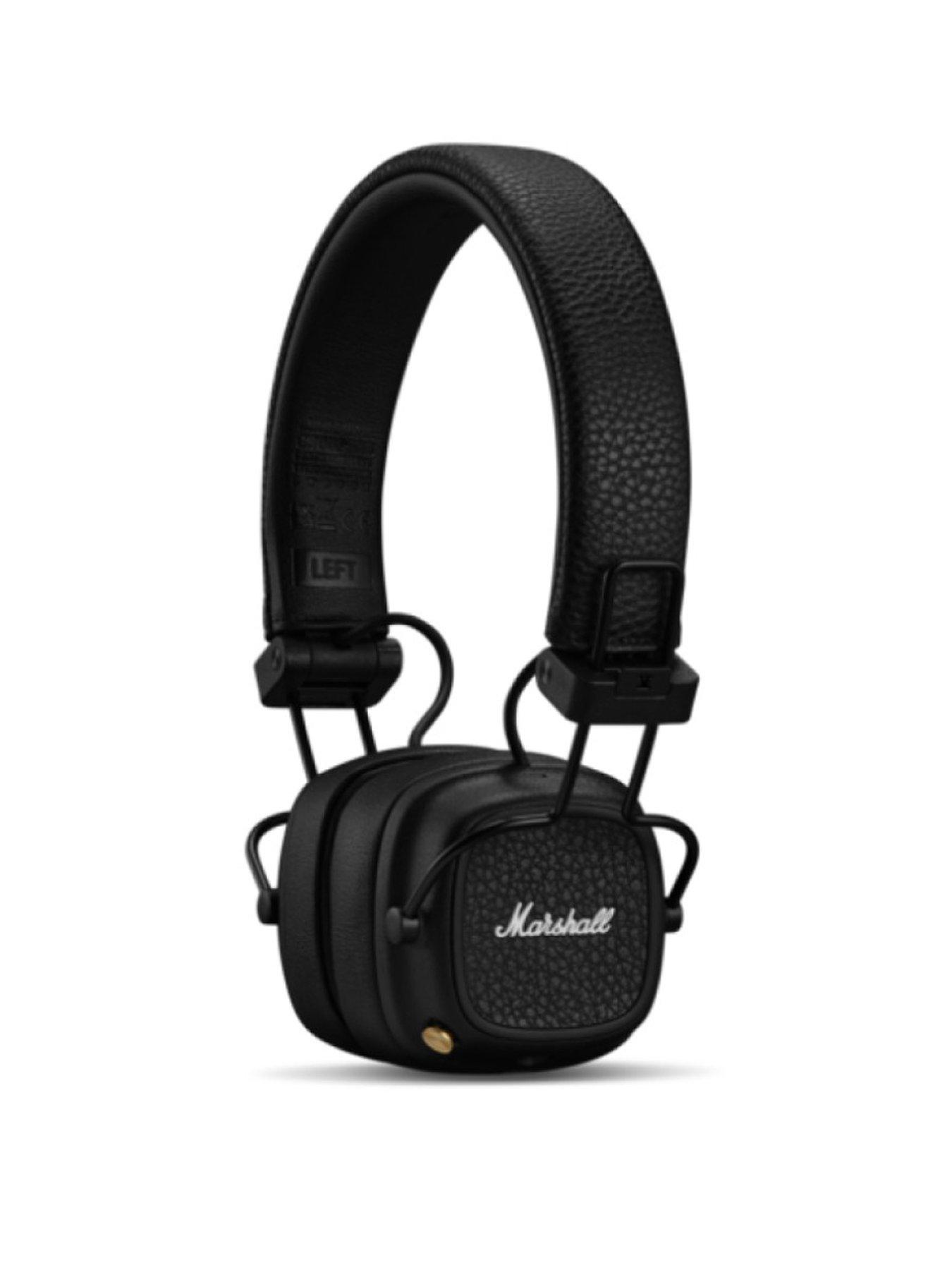 Marshall Major IV Bluetooth Headphones - Black | very.co.uk
