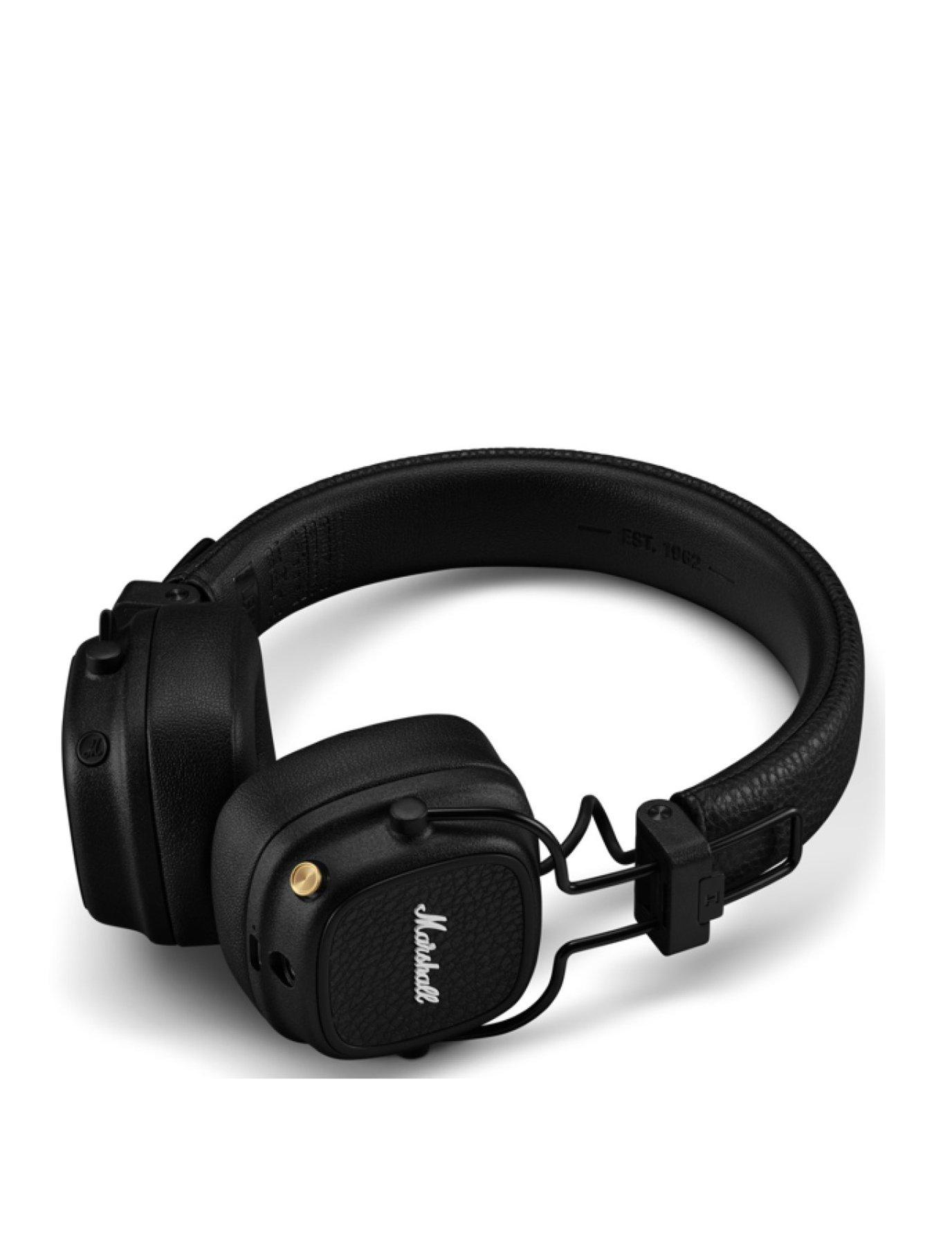 Marshall Major V Bluetooth Headphones - Black | Very.co.uk