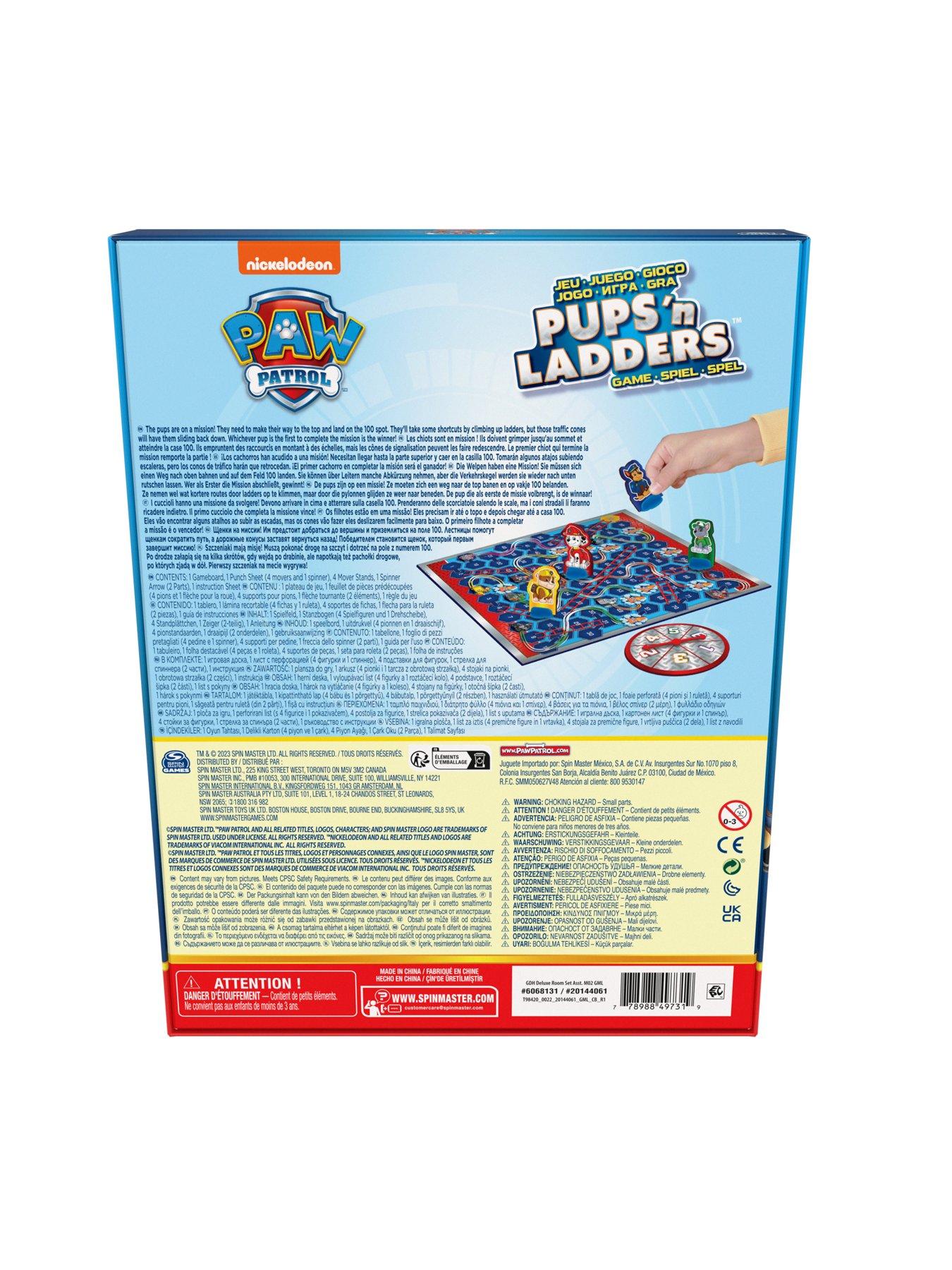 Paw Patrol Pups 'n' Ladders: Il Gioco Dell'oca Dei Cuccioli! Una Versione Speciale Di Snakes And Ladders Con Chase, Marshall E La Squadra. Perfetto Per Bambini Dai 4 Anni.