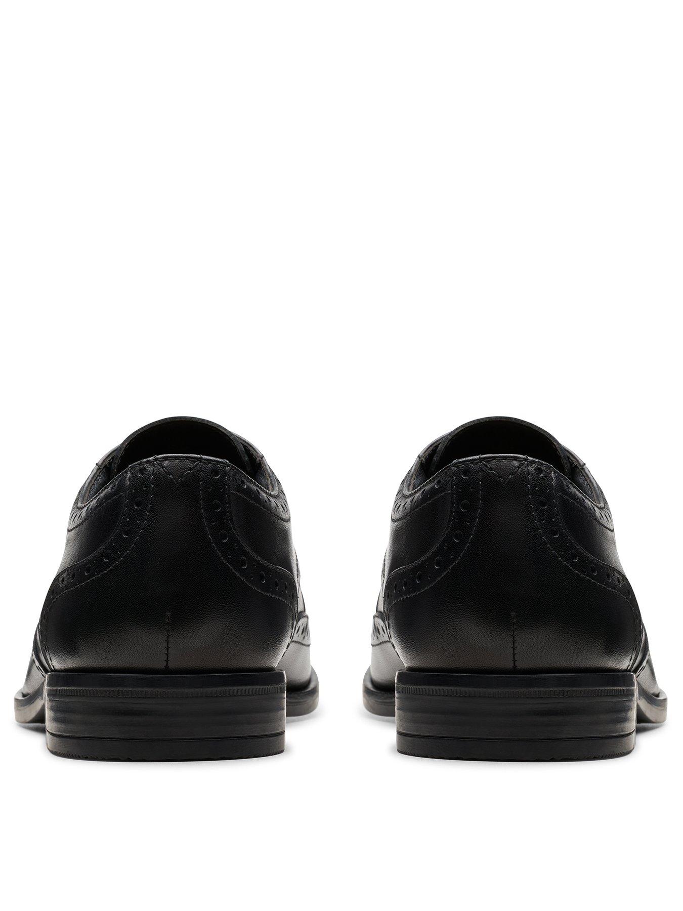 Image 3 of 7 of Clarks Brandon Limit Brogue Shoes - Black