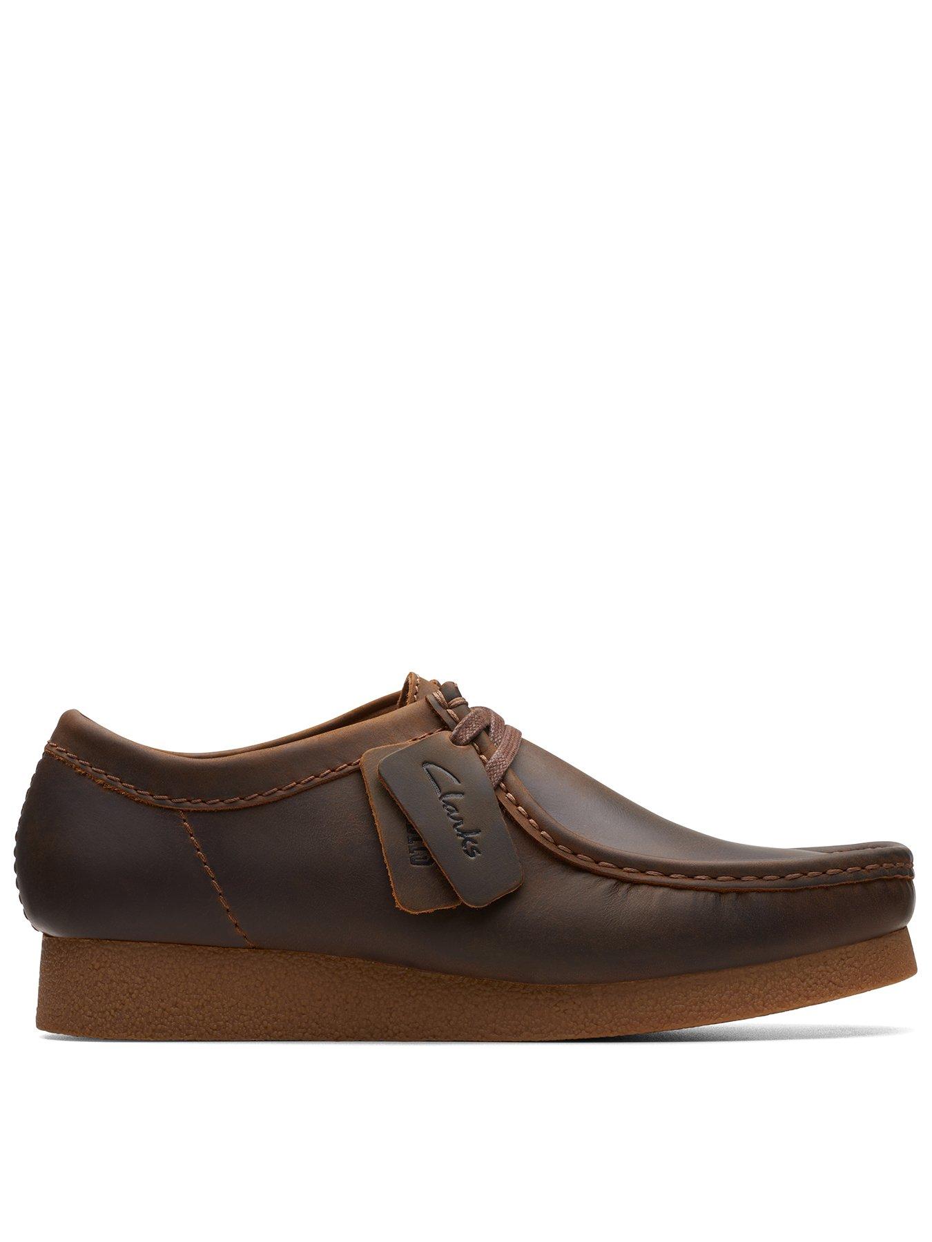 超希少 90s Clarks wallabees 8M ローカット　ブラウン CLARKS(クラークス) Wallabee ワラビー レースアップシューズ