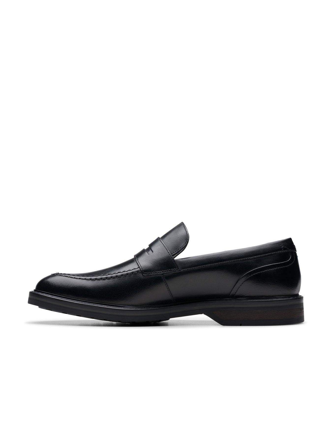Image 7 of 7 of Clarks Aldwin Step Loafers - Black