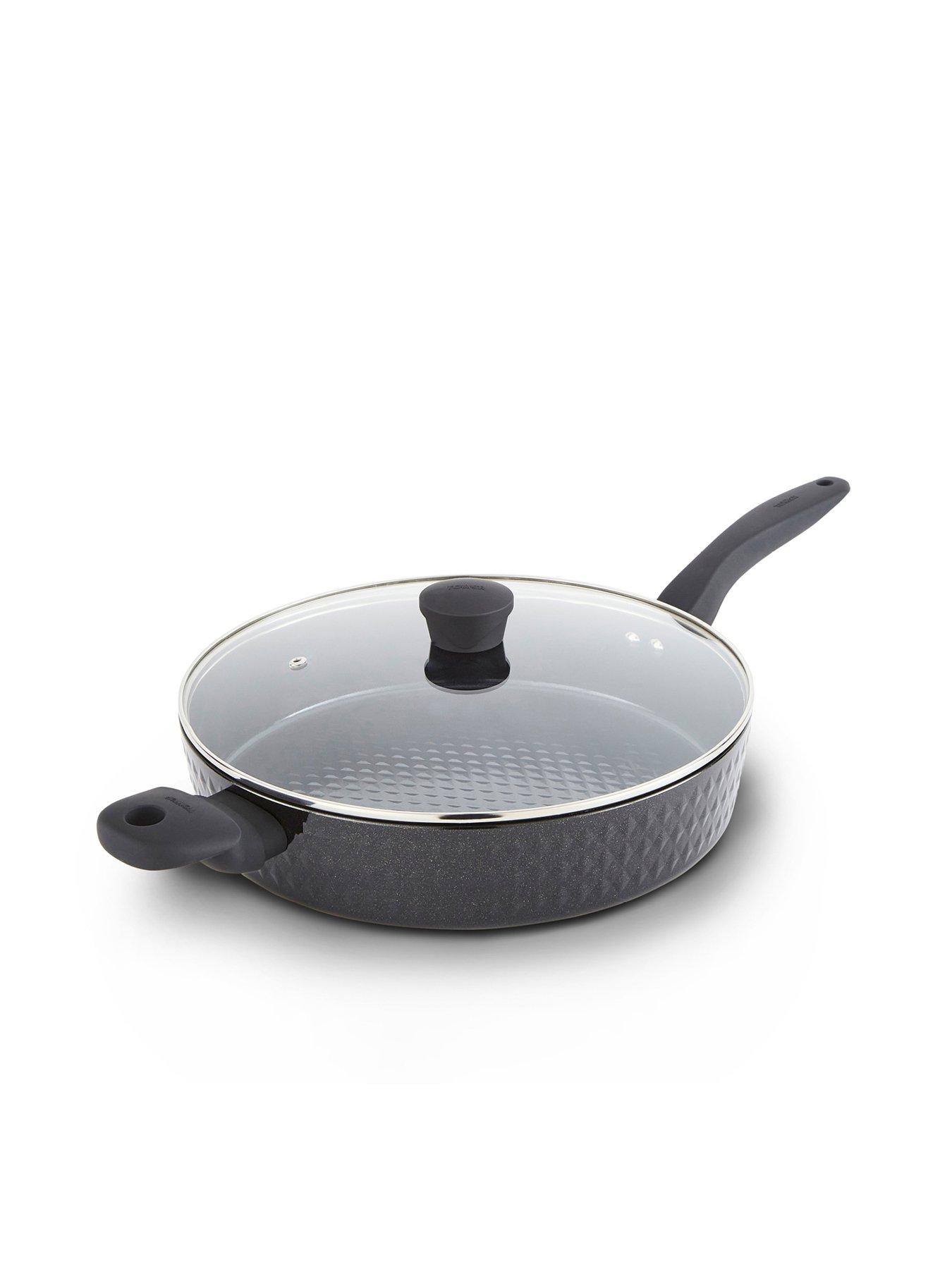 Product photograph of Tower Diamo 30 Cm Multi-pan With Glass Lid from very.co.uk
