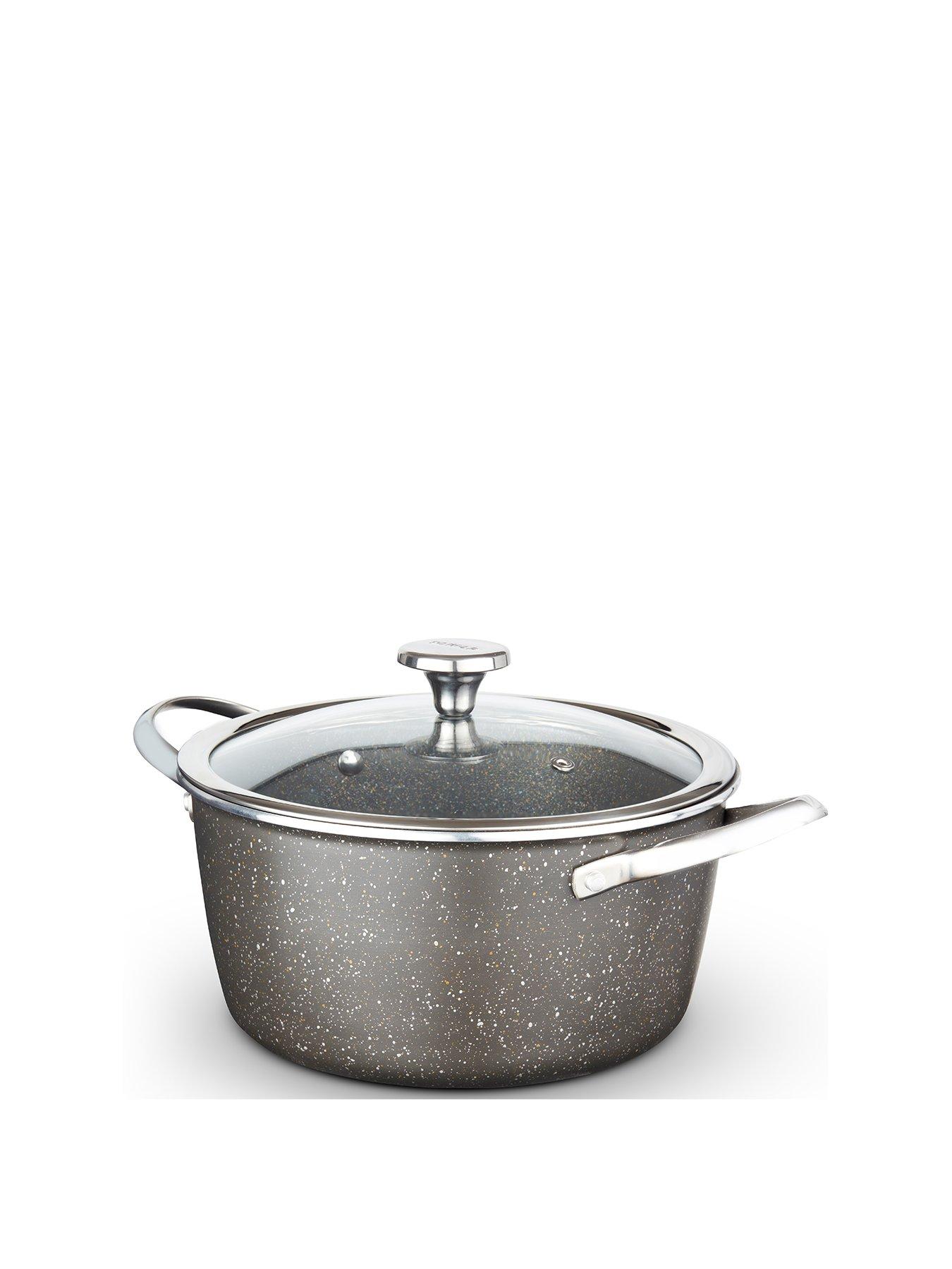 Tower CeraStone Pro 24 cm Casserole with Lid