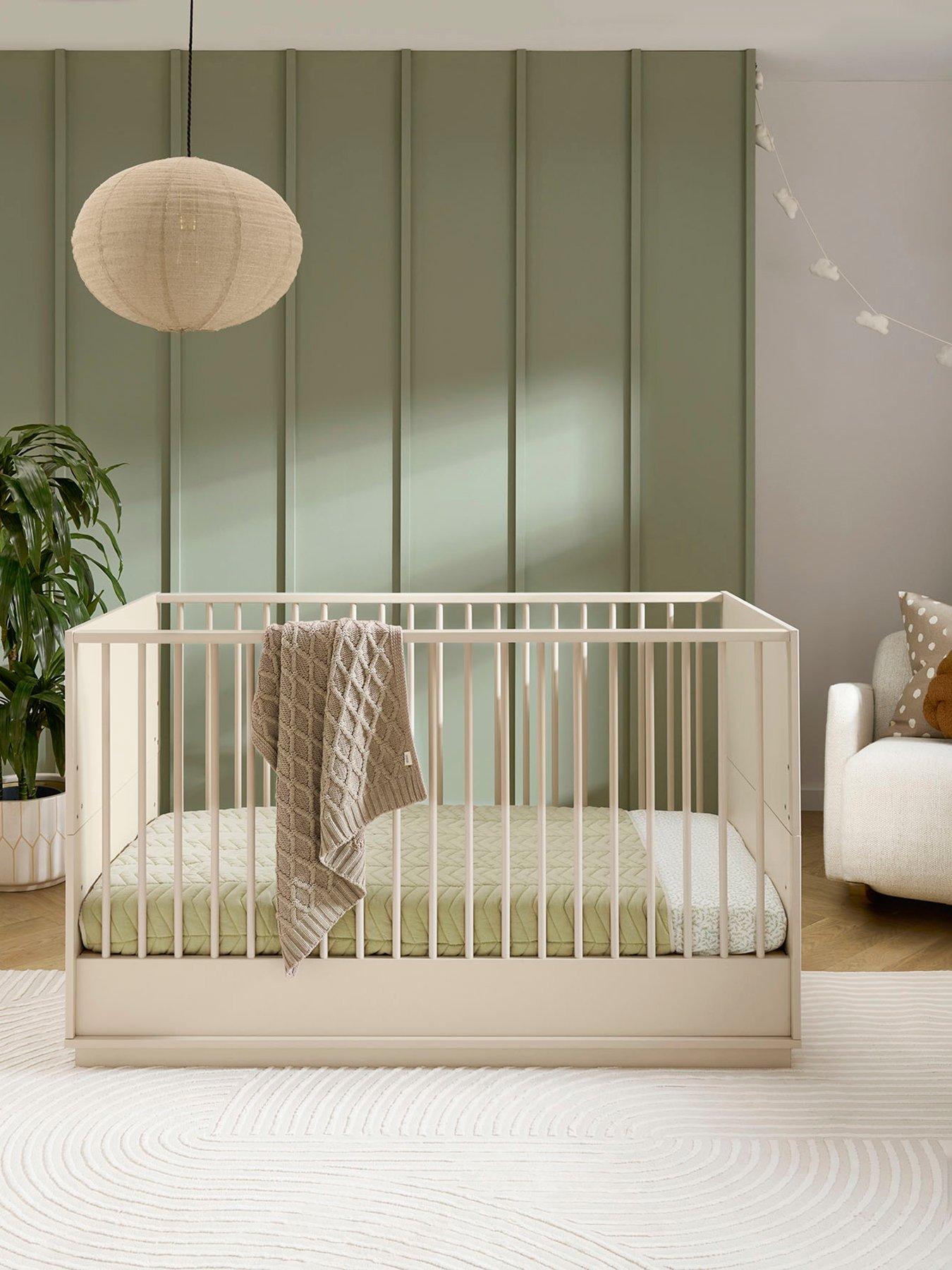 Product photograph of Mamas Papas Flockton Cot Bed- Cashmere from very.co.uk
