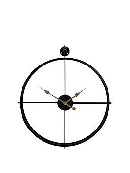 Product photograph of Hometime Cut Out Wall Clock - 72cm from very.co.uk